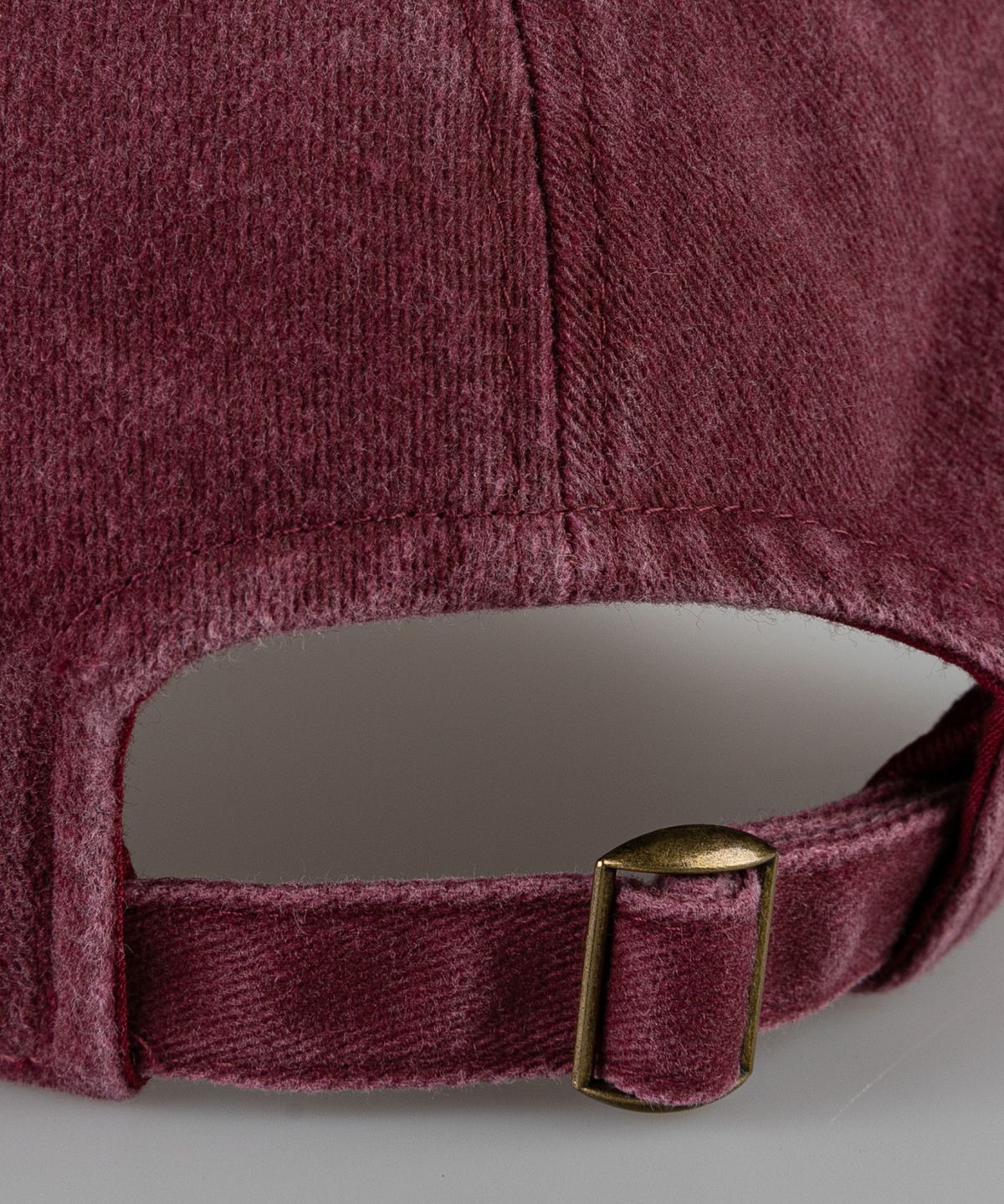 키페(KIFFER) Je Kiffe Stone washed Ball cap-burgundy