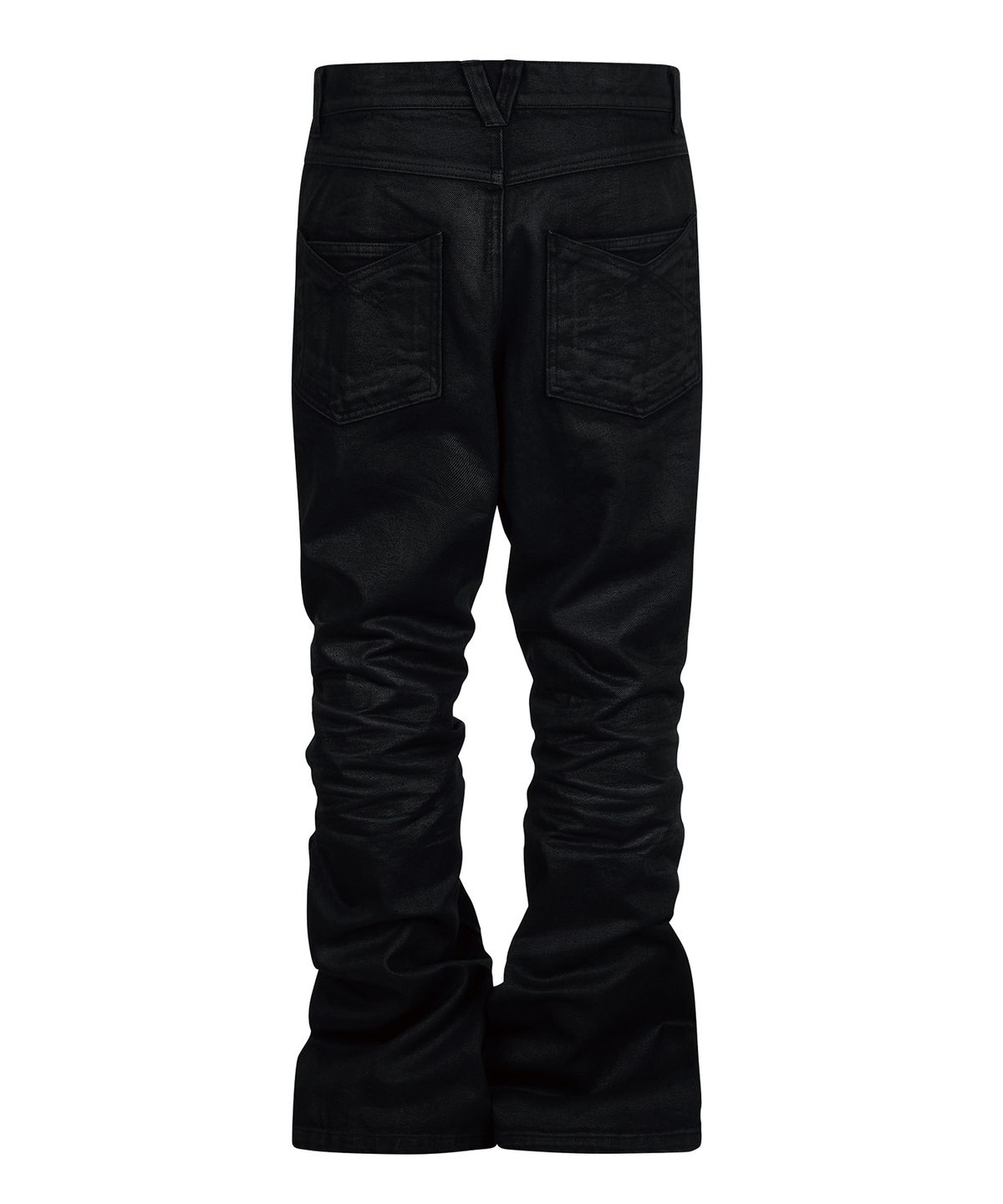 하프앤하프(HALF AND HALF) DUAL POCKET WAXED FLARE PANTS