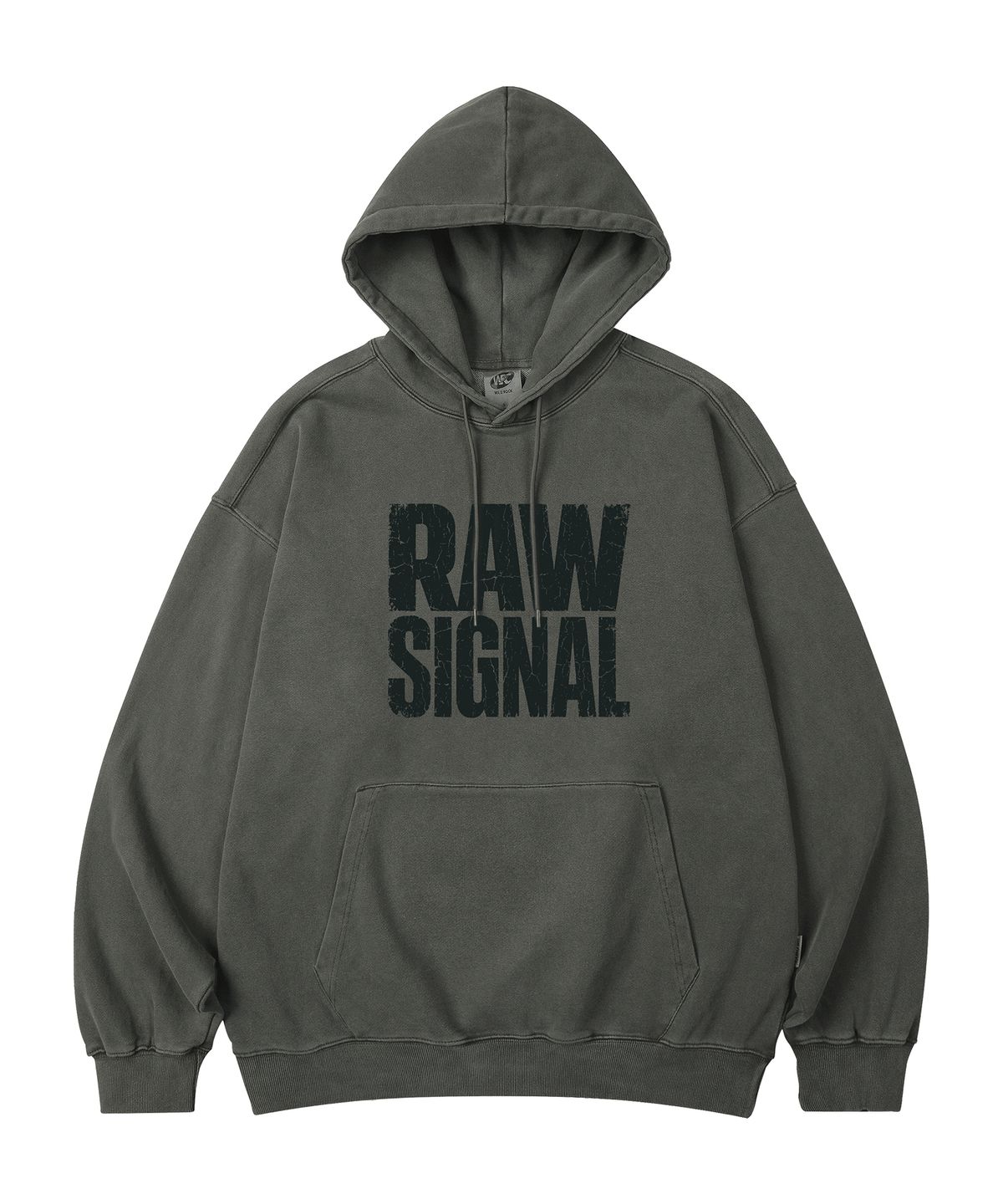와일드락(WILDROCK) Raw Signal 피그먼트 오버핏 후드_5 COL