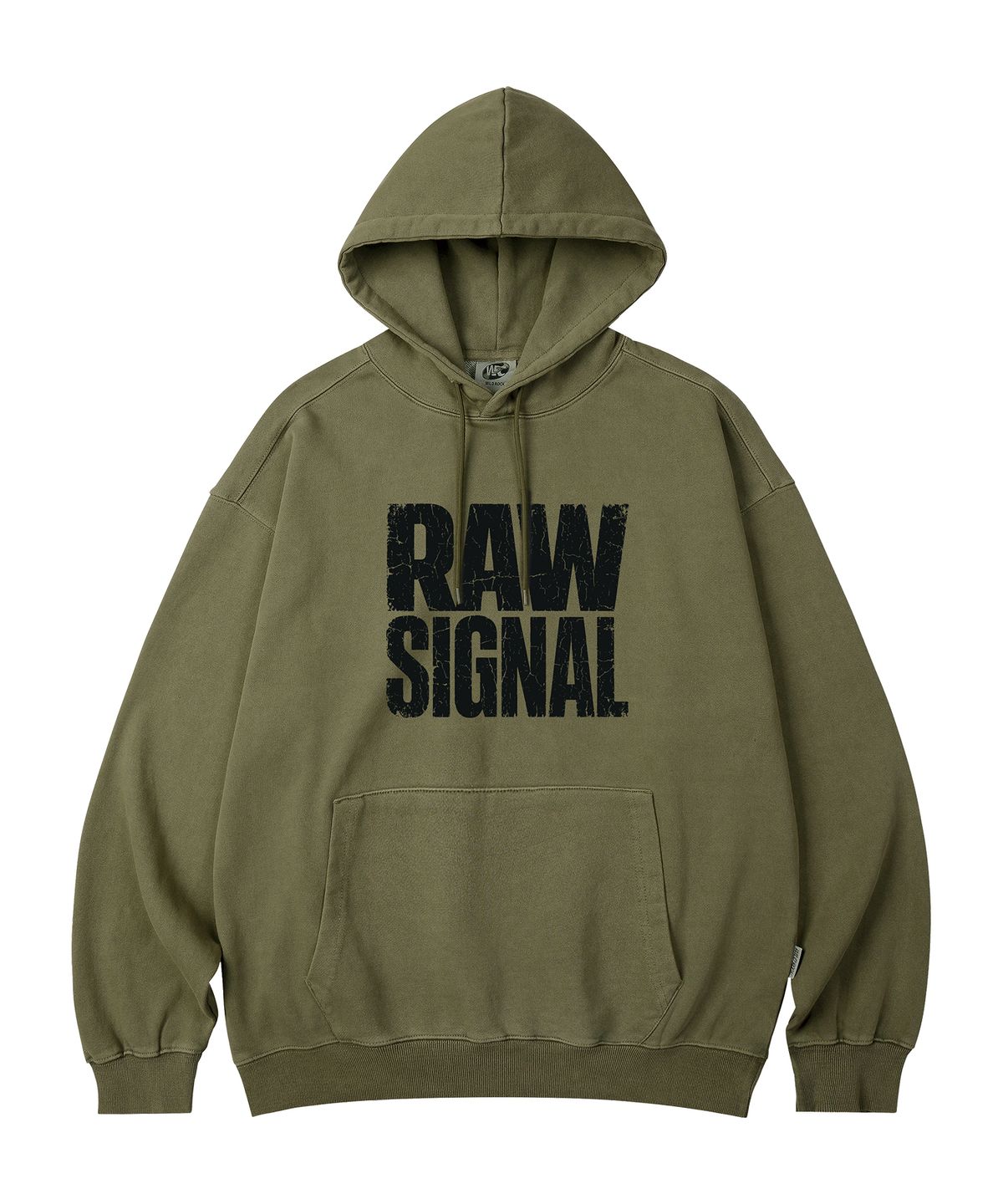와일드락(WILDROCK) Raw Signal 피그먼트 오버핏 후드_5 COL