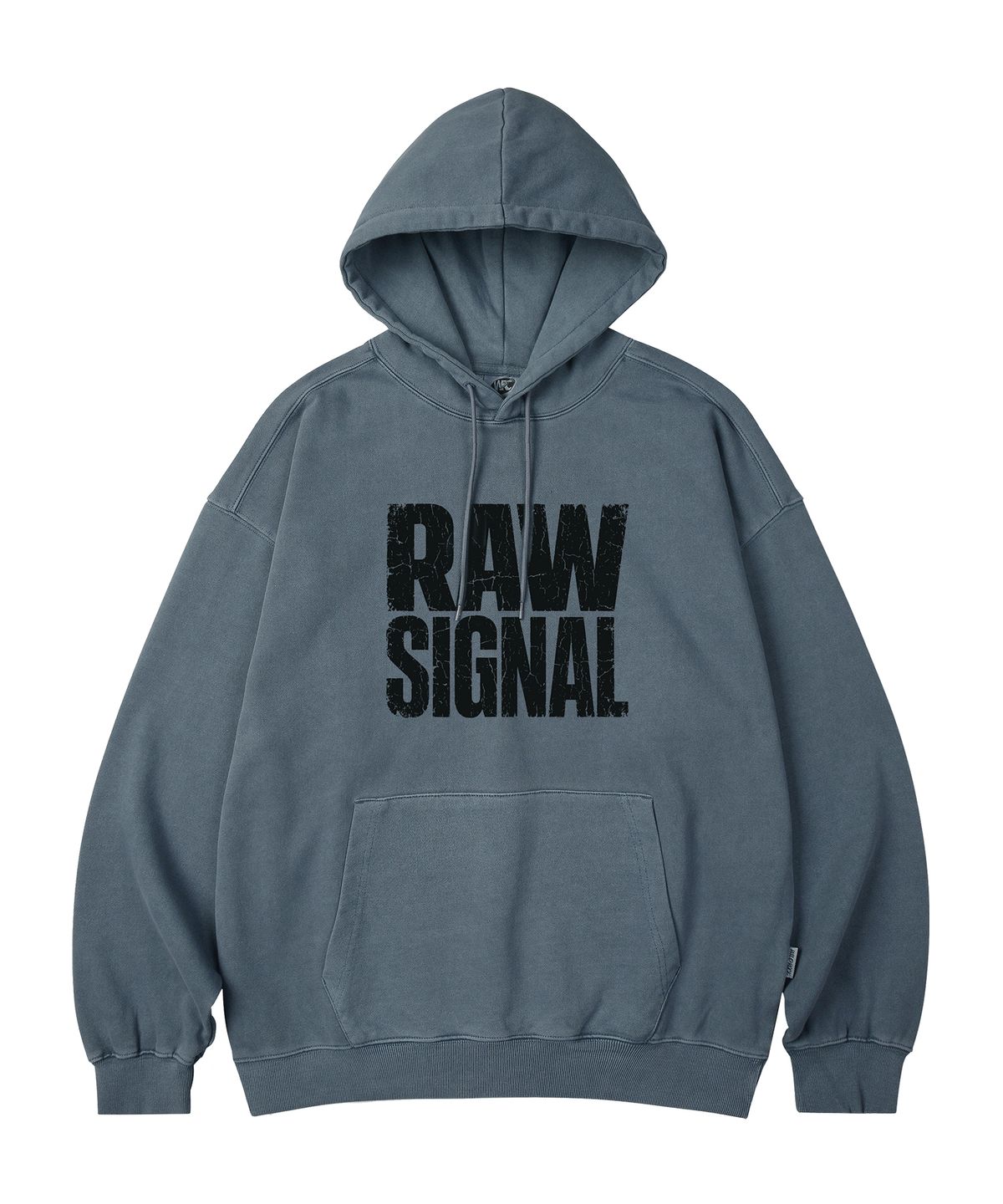 와일드락(WILDROCK) Raw Signal 피그먼트 오버핏 후드_5 COL
