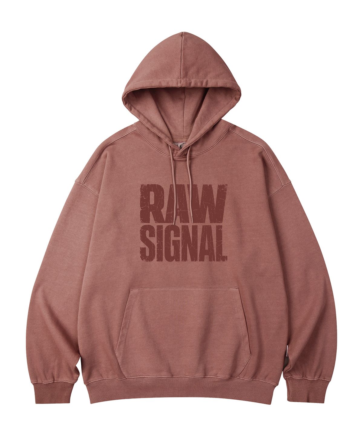와일드락(WILDROCK) Raw Signal 피그먼트 오버핏 후드_5 COL