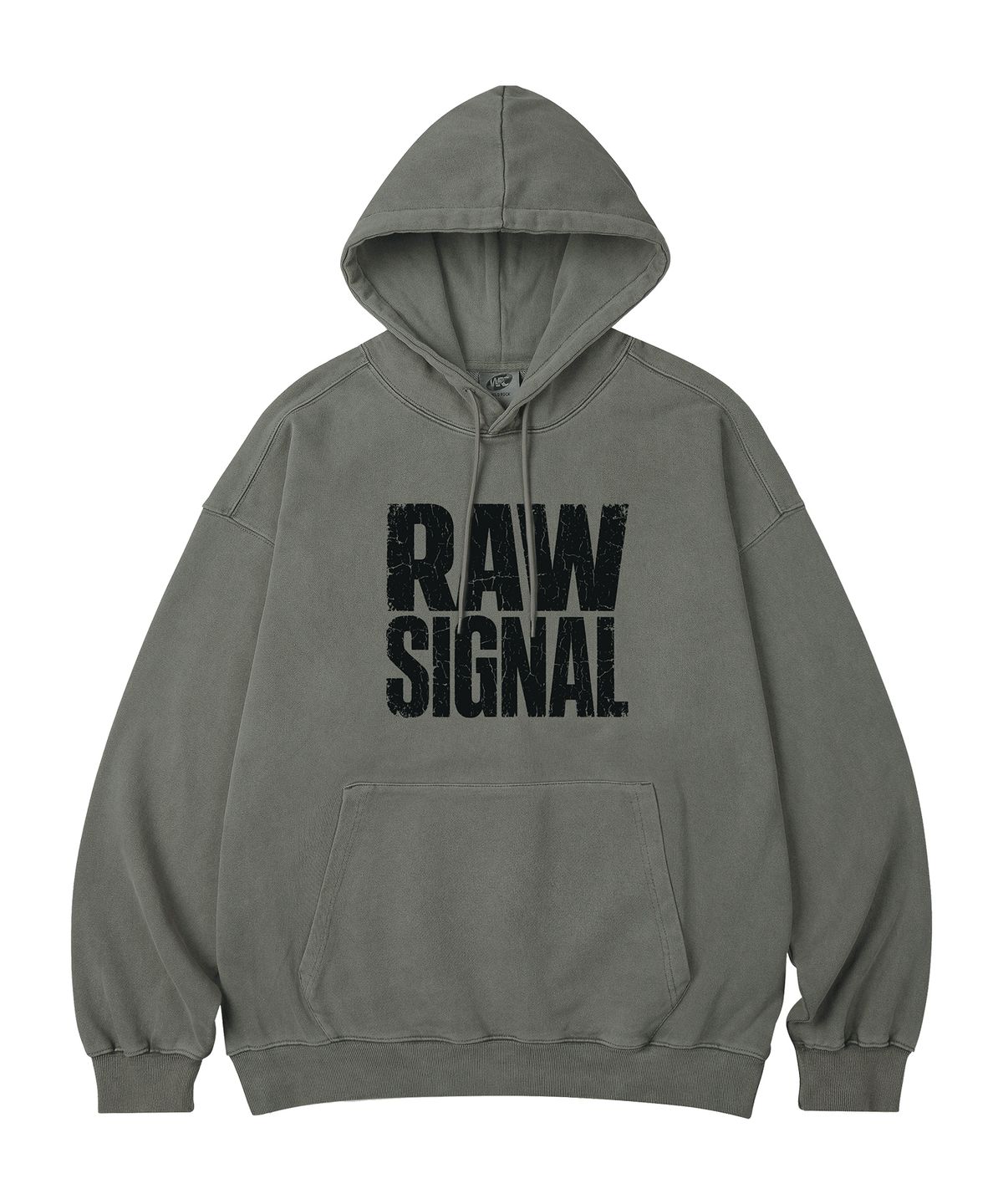 와일드락(WILDROCK) Raw Signal 피그먼트 오버핏 후드_5 COL