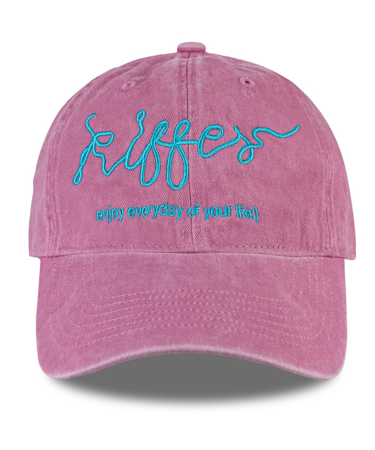 키페(KIFFER) Je Kiffe Stone washed Ball cap-pink