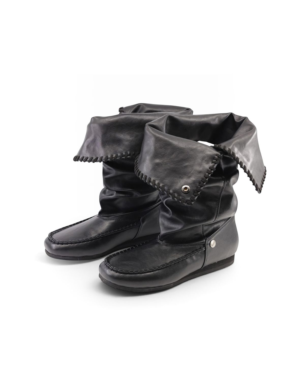 여밈(YEOMIM) [xYASE] braided moc boots (black)