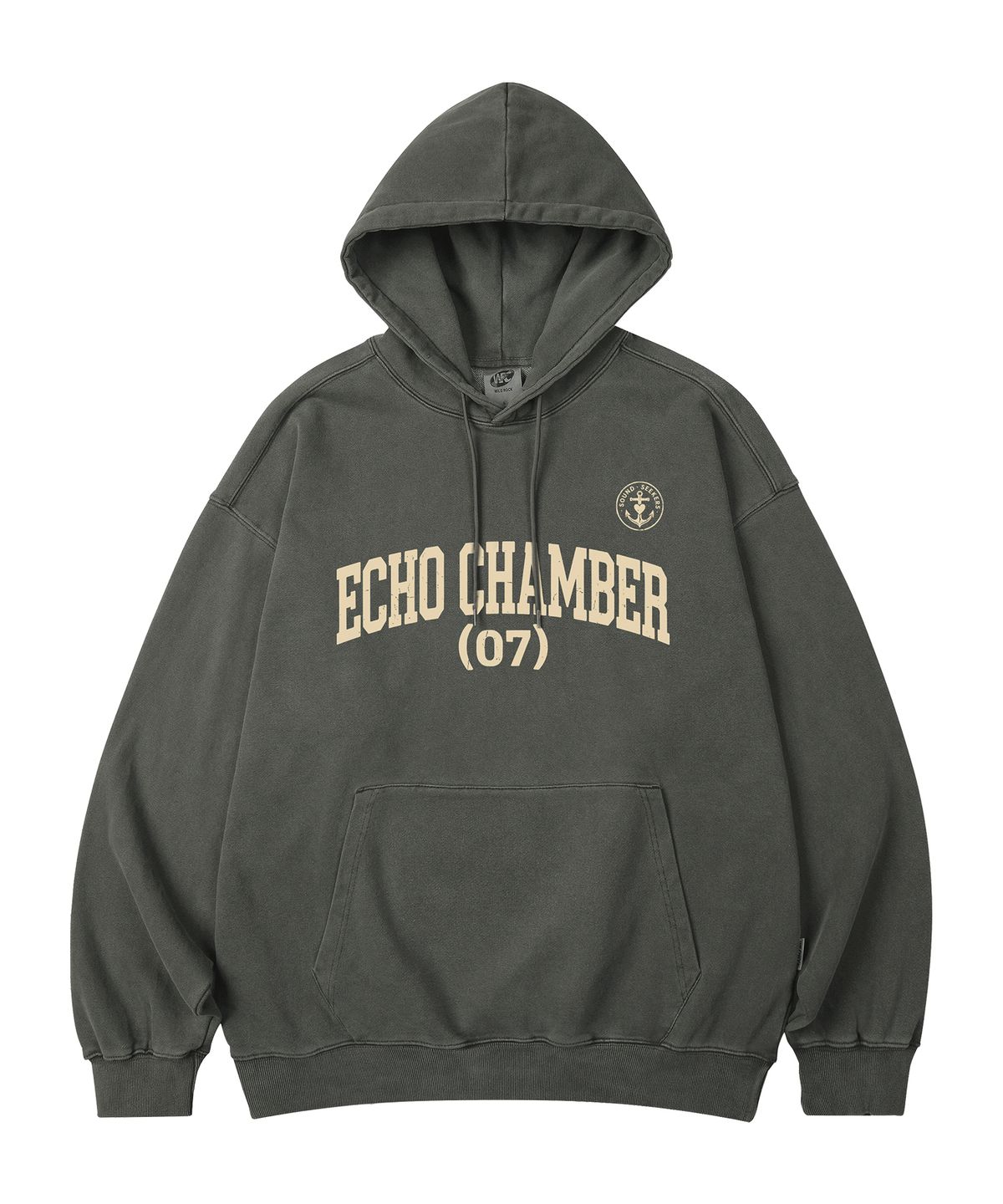 와일드락(WILDROCK) Echo Chamber 피그먼트 오버핏 후드_5 COL