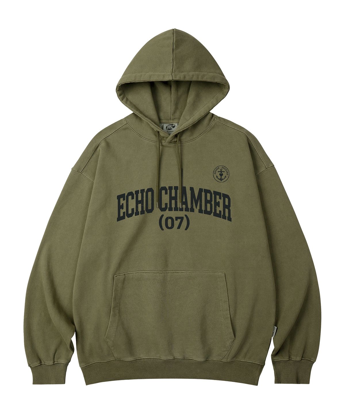 와일드락(WILDROCK) Echo Chamber 피그먼트 오버핏 후드_5 COL