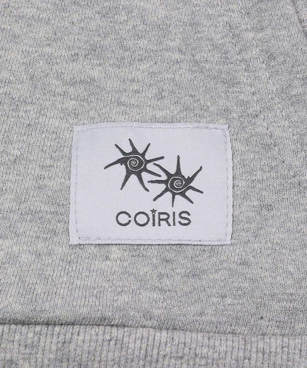코이리스(COIRIS) 로넥 백 레터링 후드 집업 남녀공용 (2컬러)