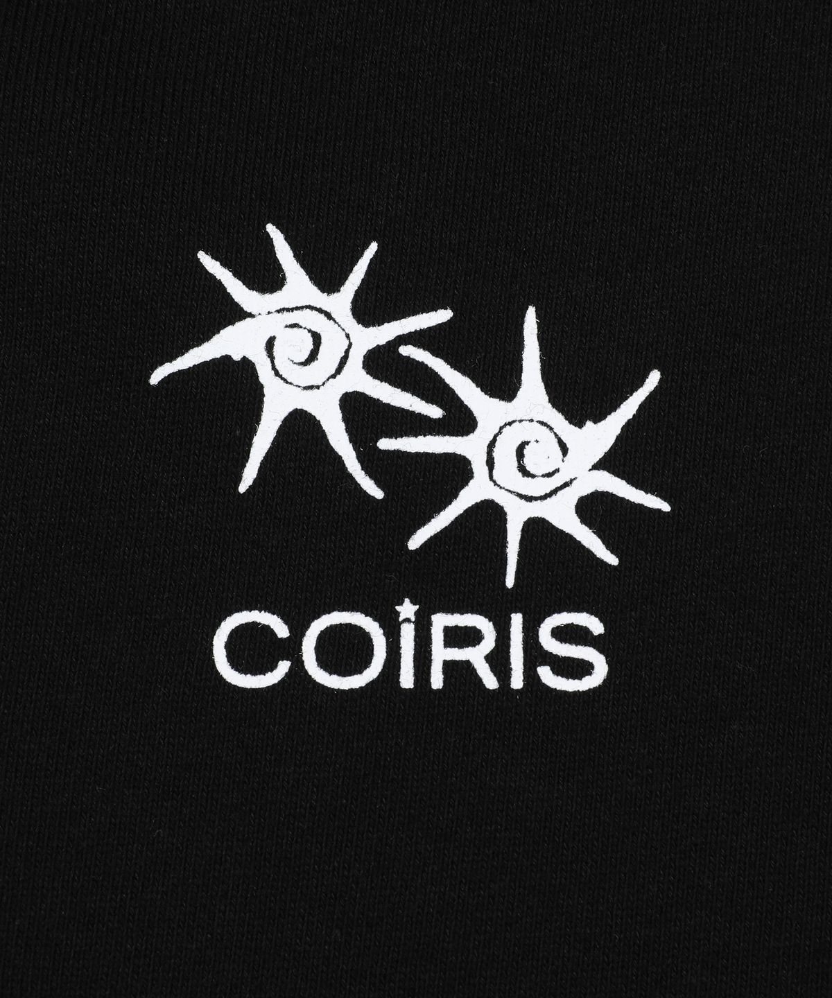 코이리스(COIRIS) 로넥 백 레터링 후드 집업 남녀공용 (2컬러)