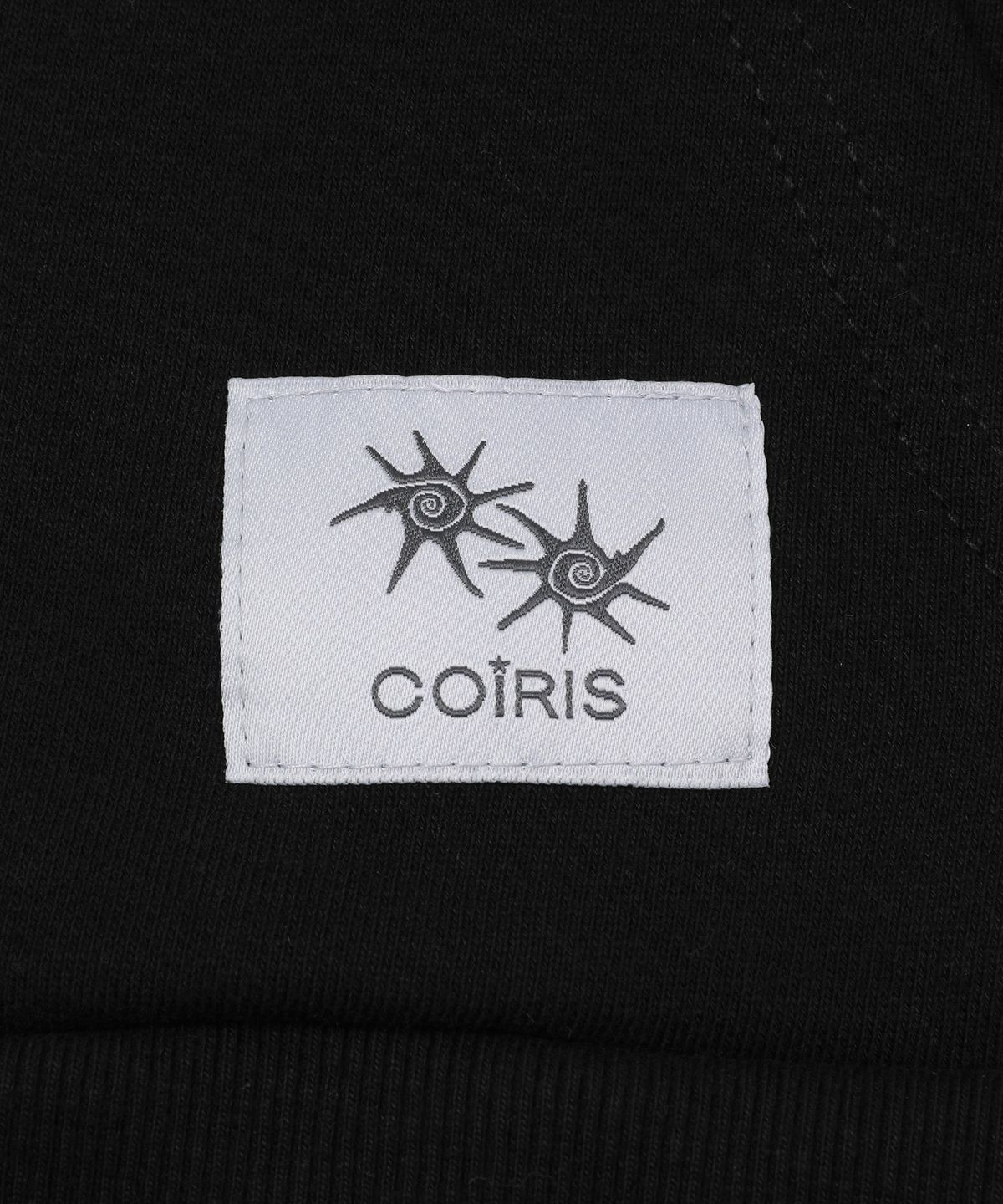 코이리스(COIRIS) 로넥 백 레터링 후드 집업 남녀공용 (2컬러)