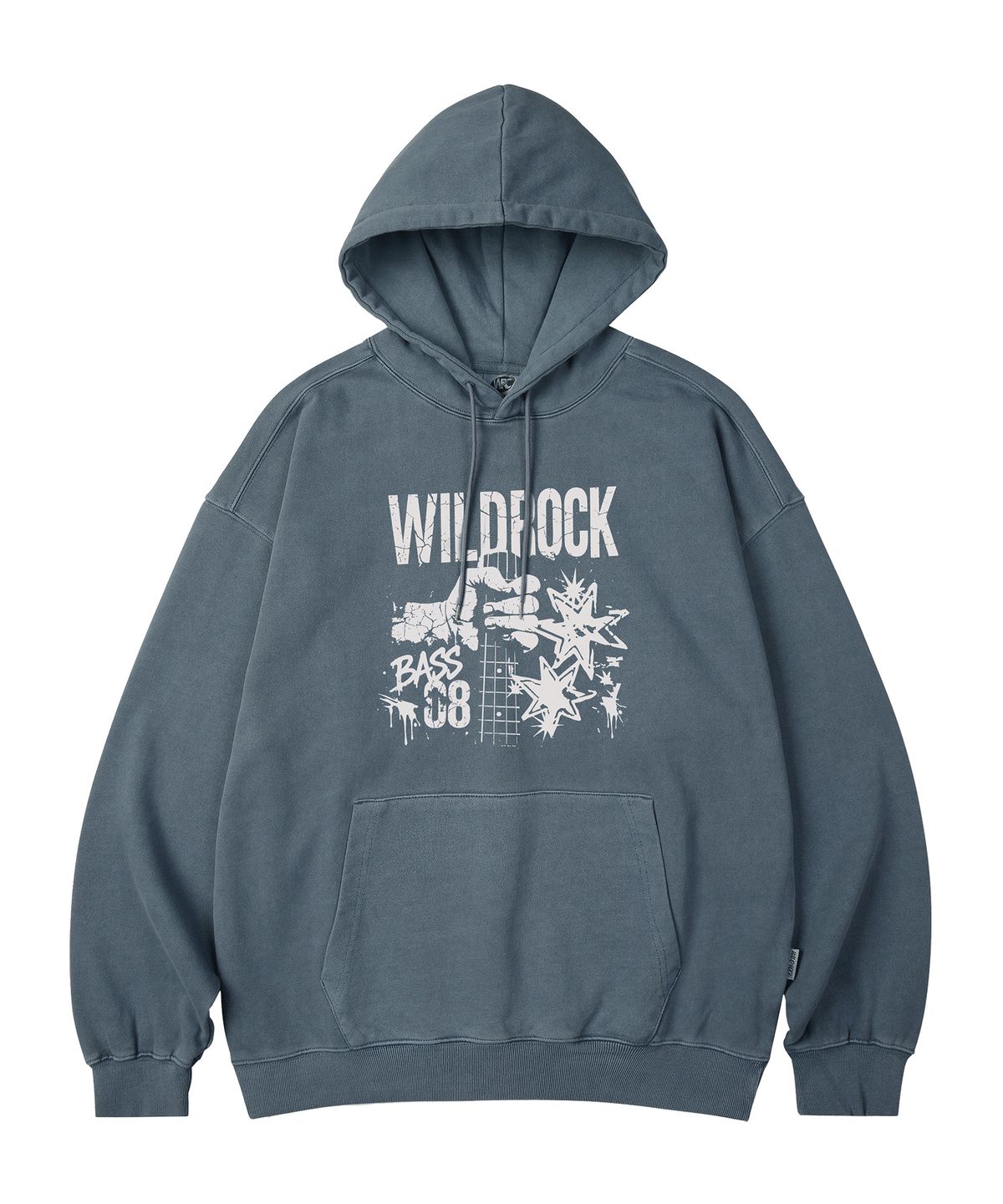 와일드락(WILDROCK) Bass 08 피그먼트 오버핏 후드_5 COL