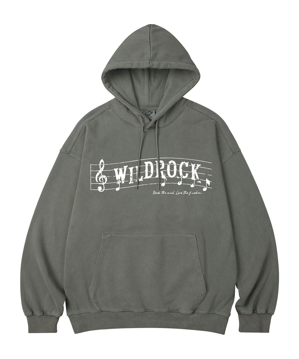 와일드락(WILDROCK) Melody Vintage 피그먼트 오버핏 후드_5 COL