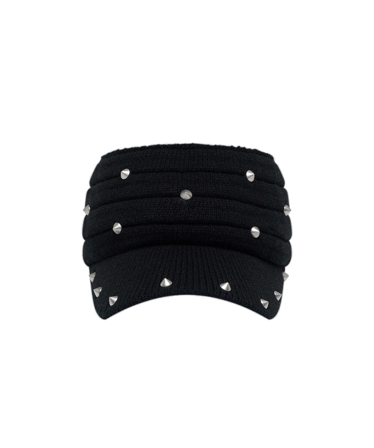레씨토(LECYTO) Spike Studded Band Cap_[Black]