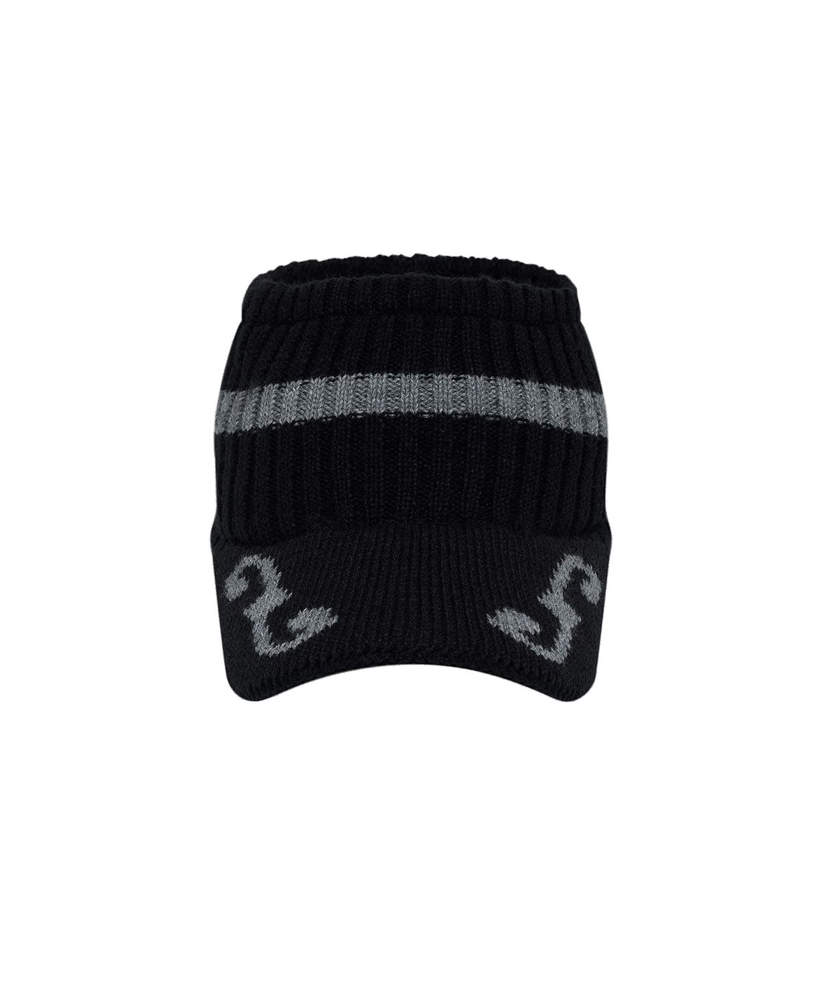 레씨토(LECYTO) Patterned Brim Band Cap_[Black]