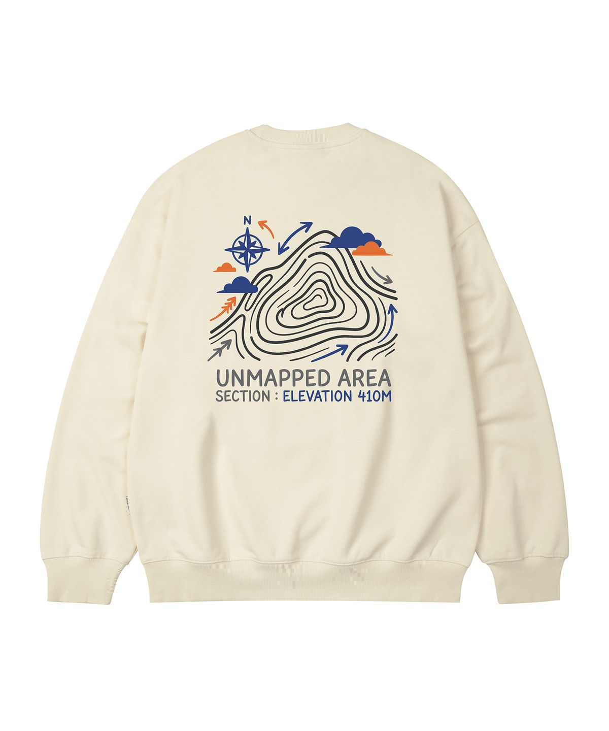 와일드락(WILDROCK) Unmapped Area 오버핏 맨투맨_9 COL