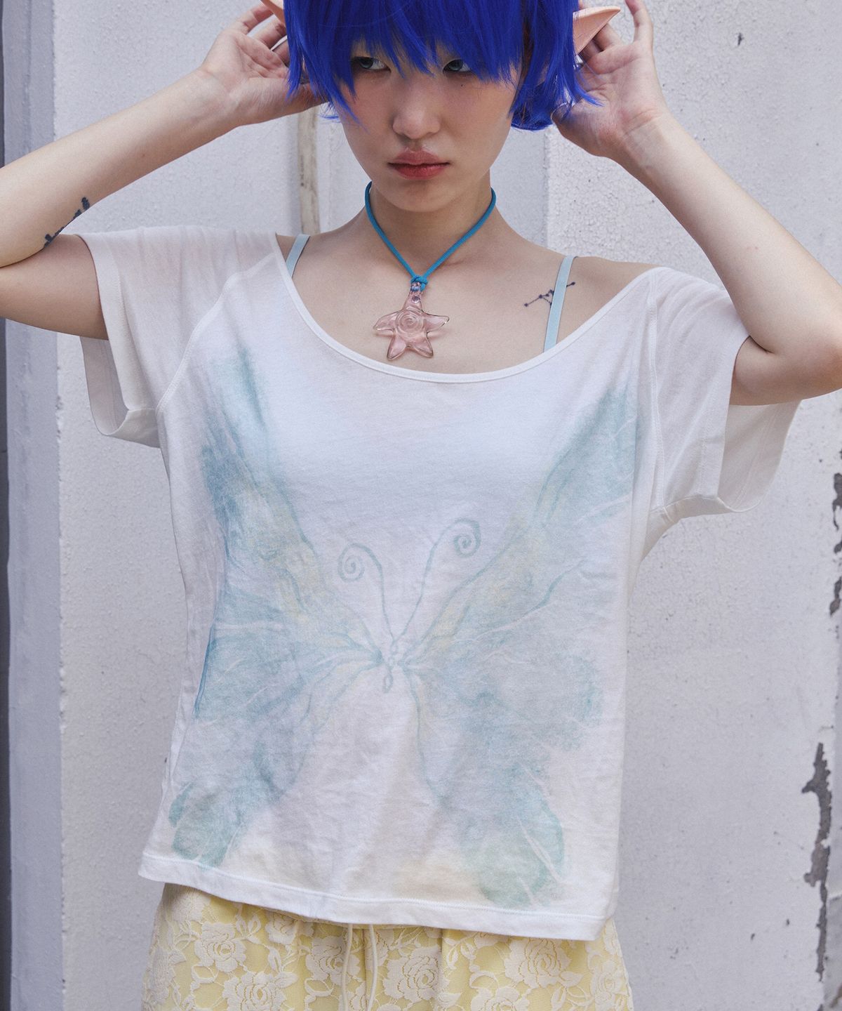 무늬드문익(MOONUI DE MOONIQUE) Butterfly T _버터플라이 티