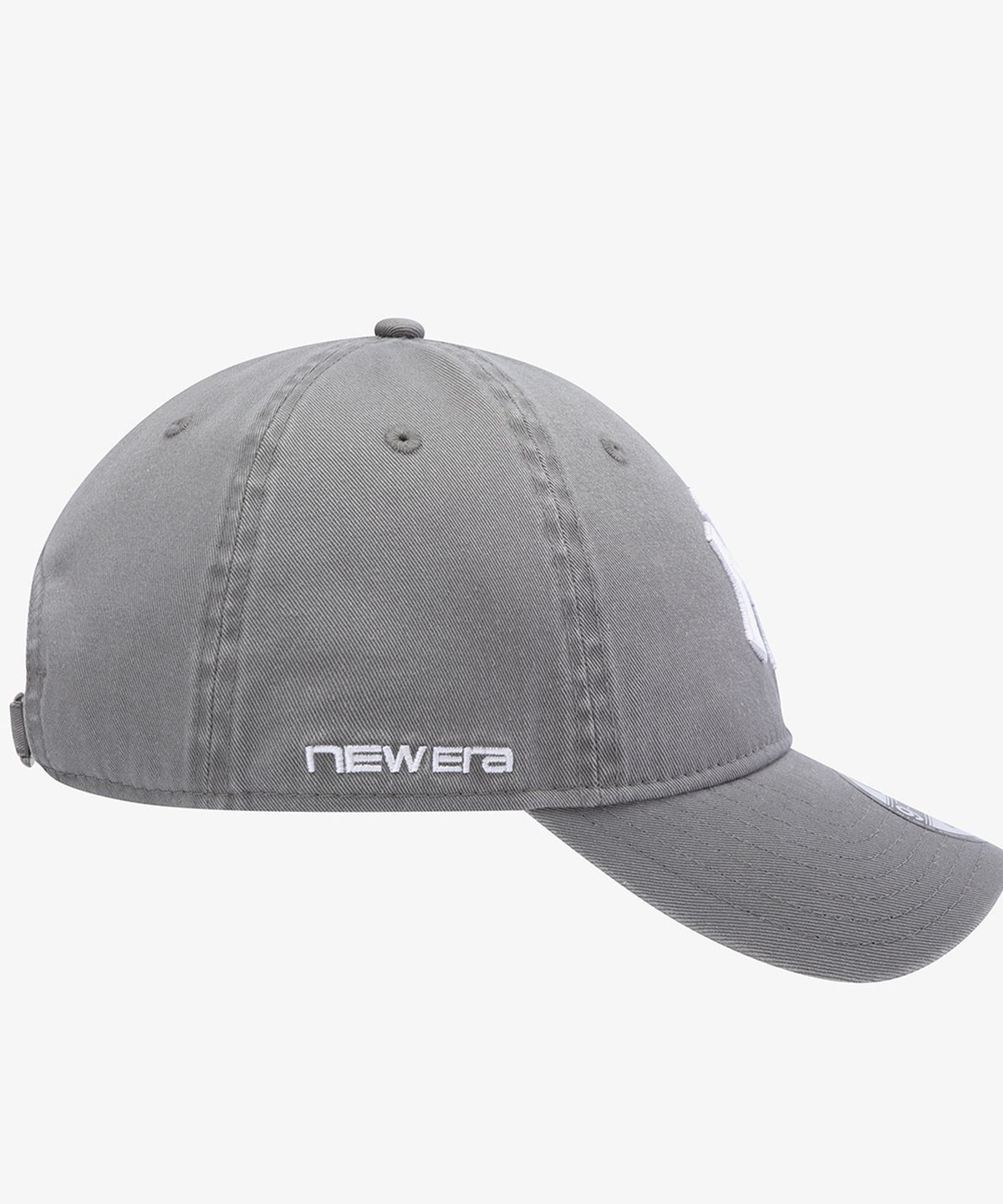 뉴에라(NEW ERA) MLB 뉴욕 양키스 월드 로고 언스트럭쳐 볼캡 스톰 그레이 15411754