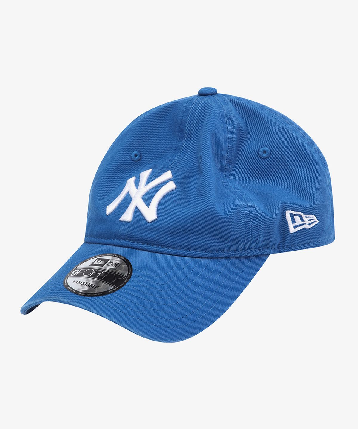 뉴에라(NEW ERA) MLB 뉴욕 양키스 월드 로고 언스트럭쳐 볼캡 블루 15411755