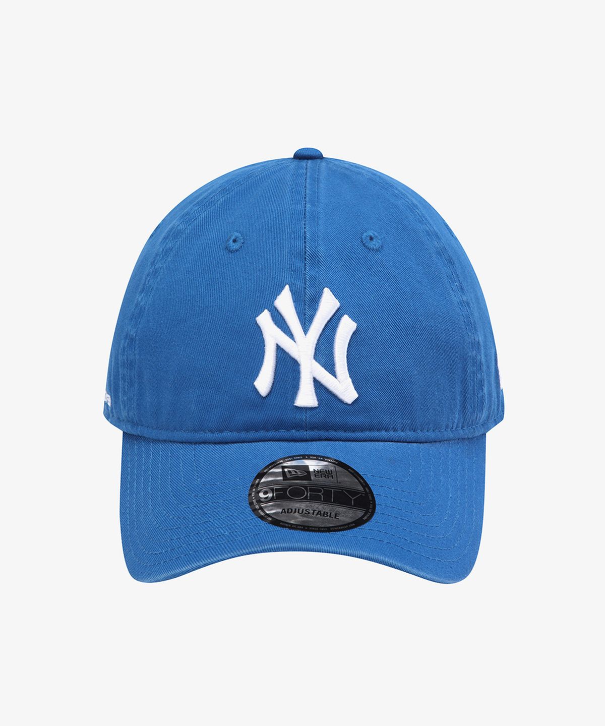 뉴에라(NEW ERA) MLB 뉴욕 양키스 월드 로고 언스트럭쳐 볼캡 블루 15411755