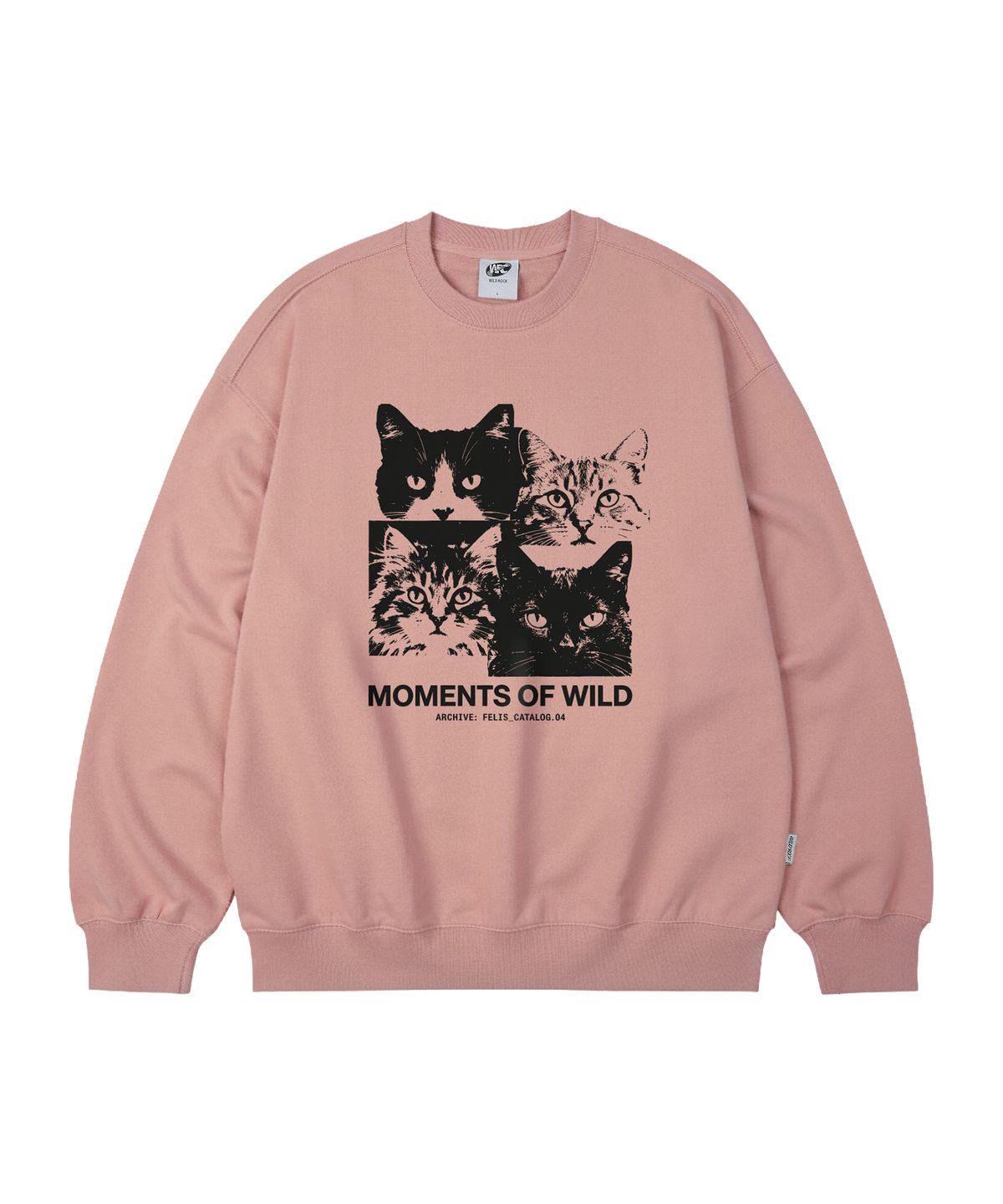 와일드락(WILDROCK) Moments Of Wild 오버핏 맨투맨_9 COL