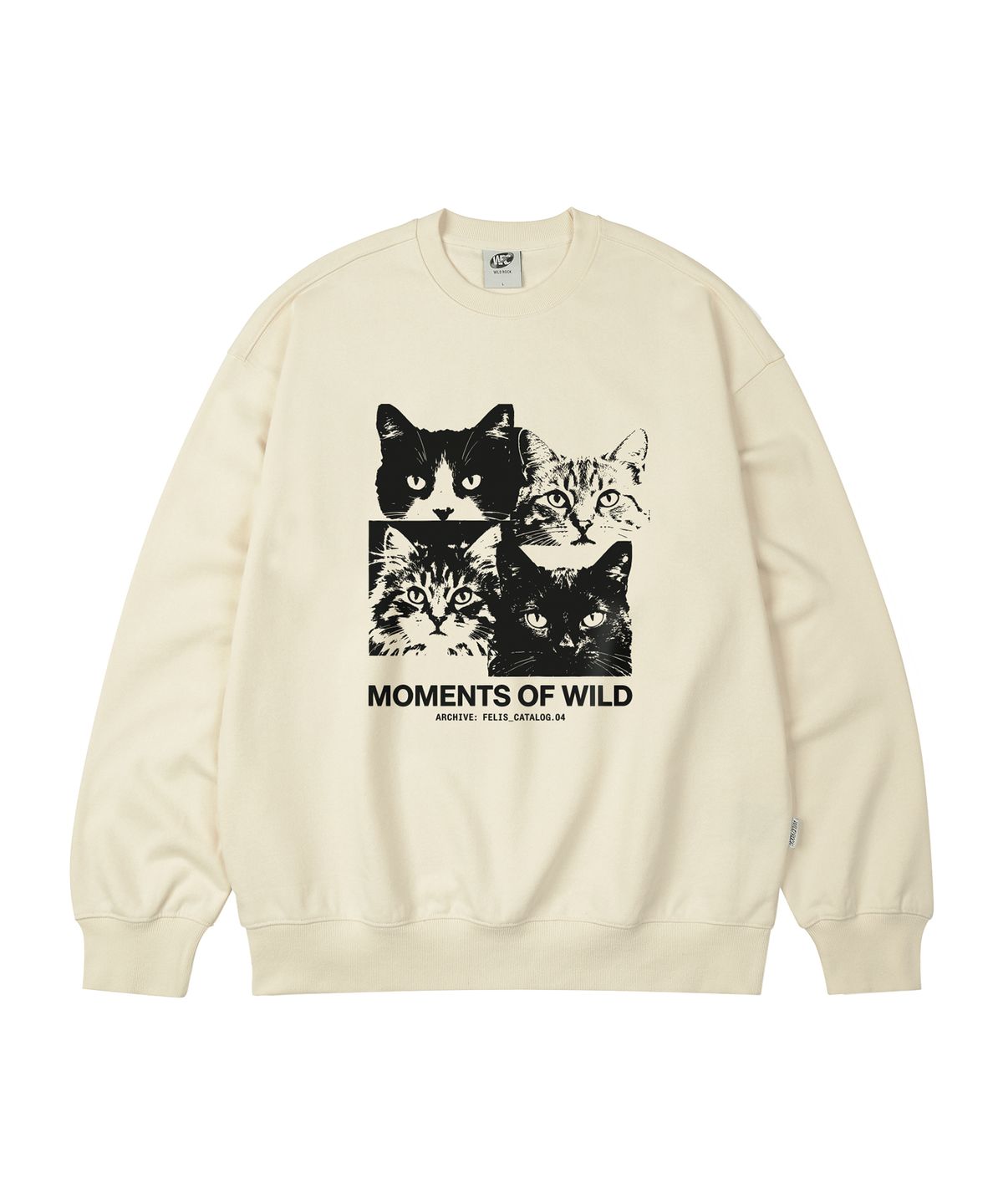 와일드락(WILDROCK) Moments Of Wild 오버핏 맨투맨_9 COL