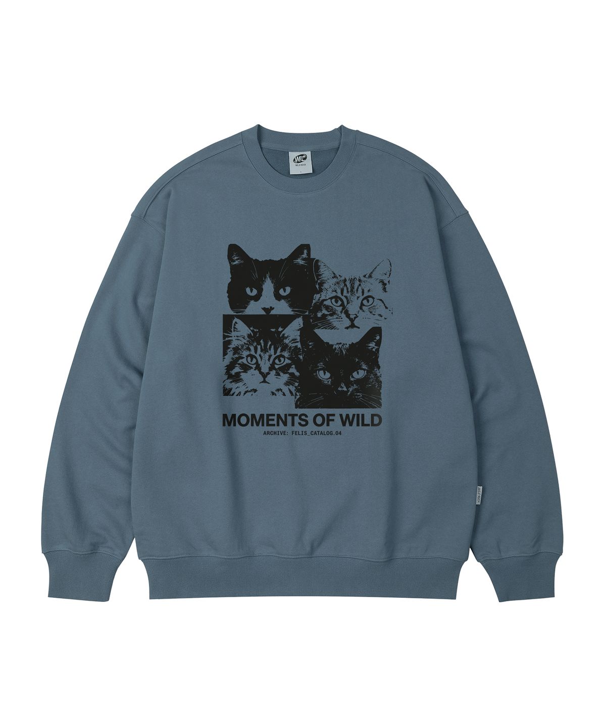 와일드락(WILDROCK) Moments Of Wild 오버핏 맨투맨_9 COL