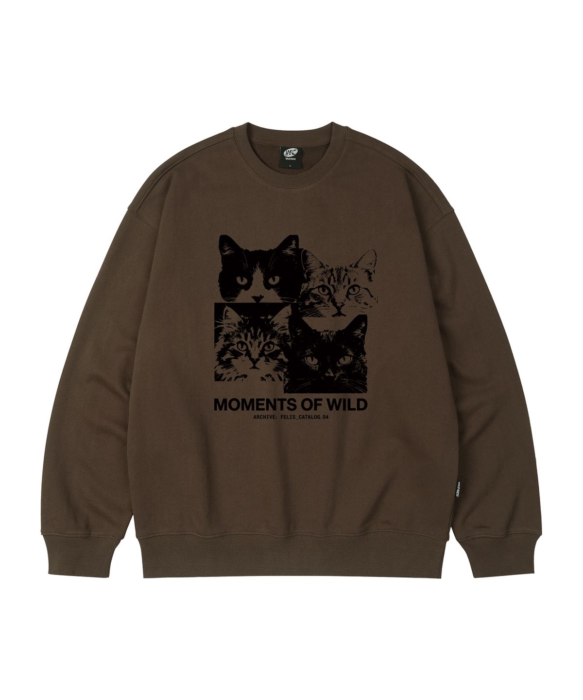 와일드락(WILDROCK) Moments Of Wild 오버핏 맨투맨_9 COL