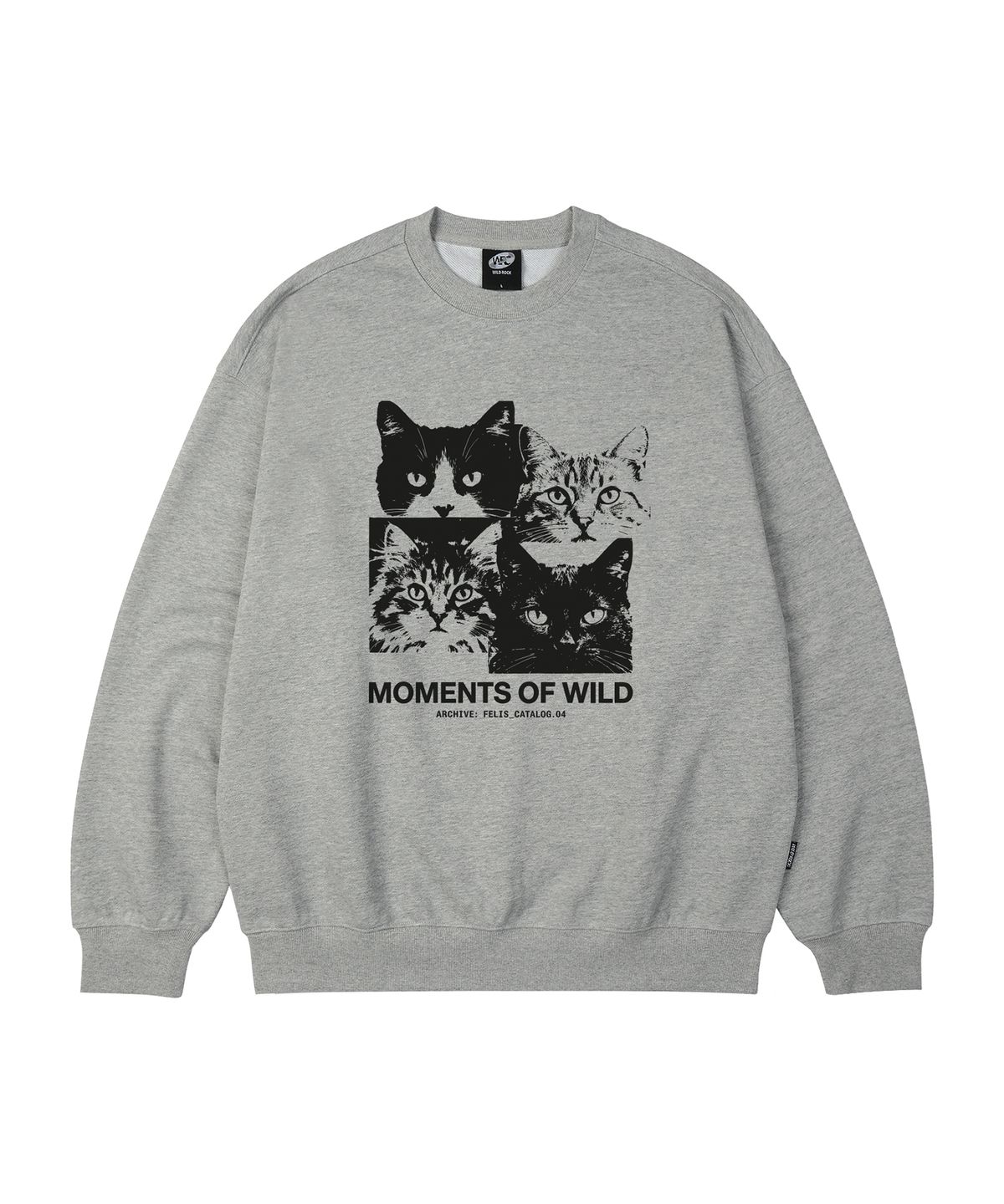 와일드락(WILDROCK) Moments Of Wild 오버핏 맨투맨_9 COL
