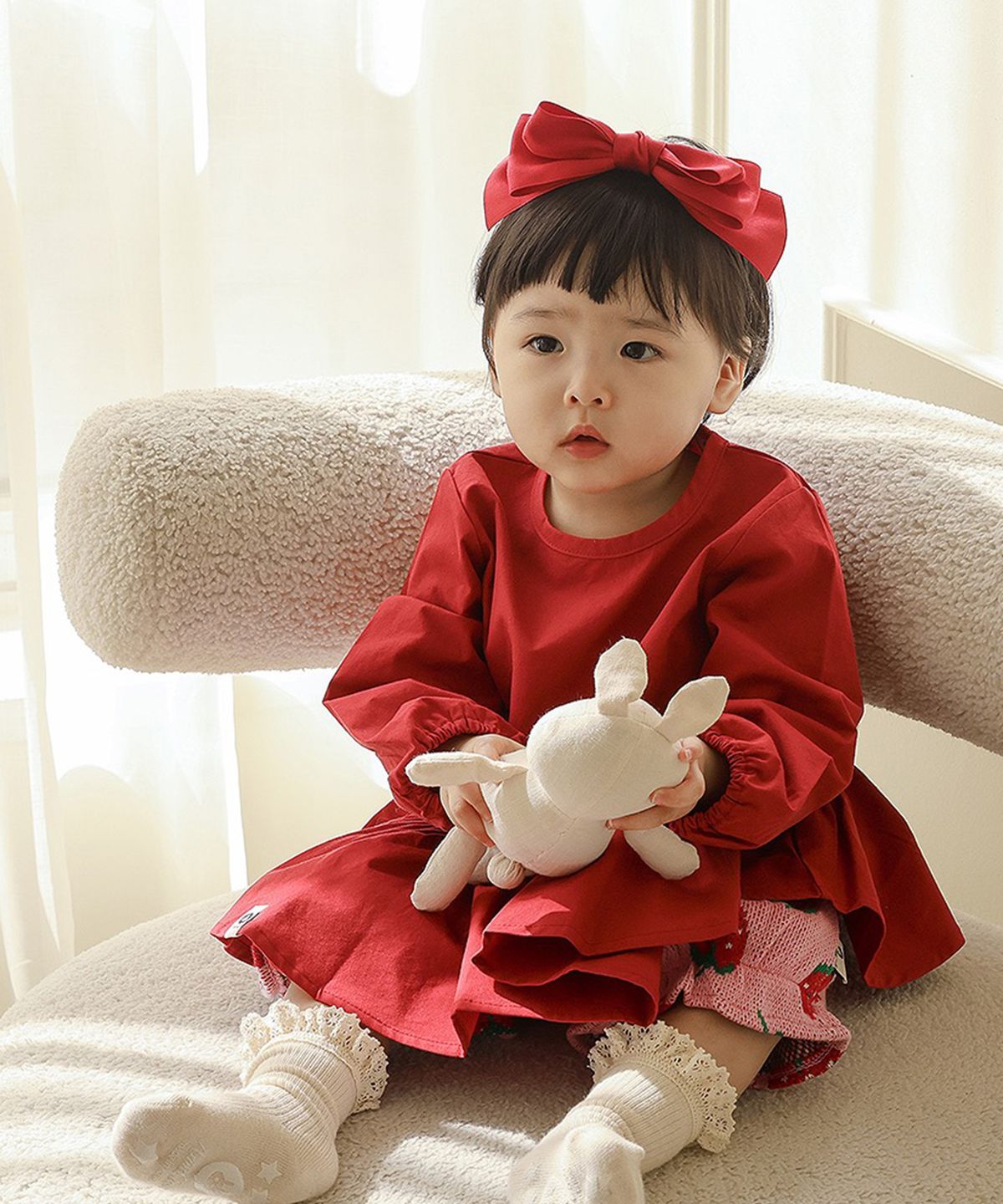 아림클로젯(ARIMCLOSET) 가끔은 동화 속 주인공 같이 - 아기 레드 블라우스