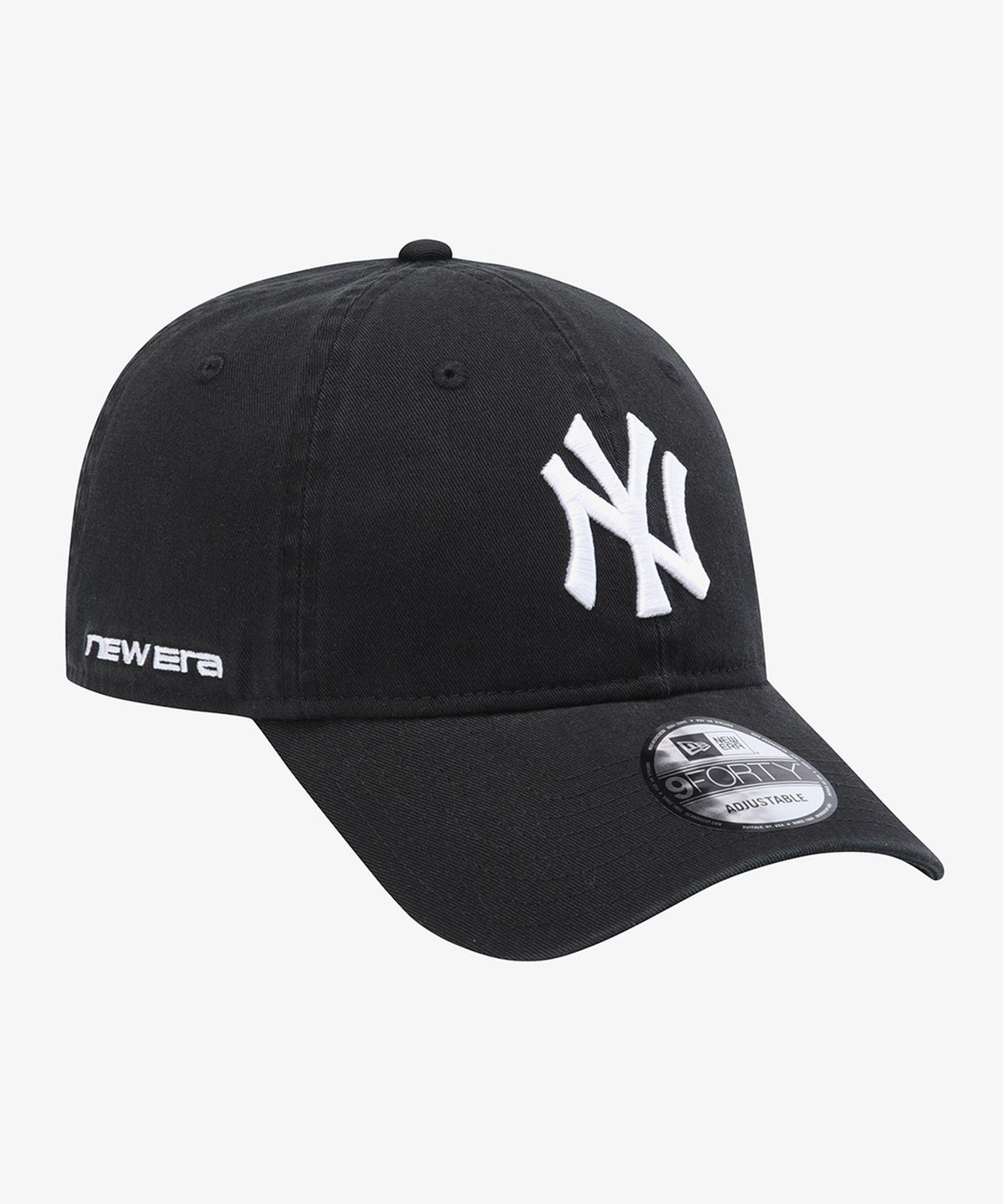 뉴에라(NEW ERA) MLB 뉴욕 양키스 월드 로고 언스트럭쳐 볼캡 블랙 15411757