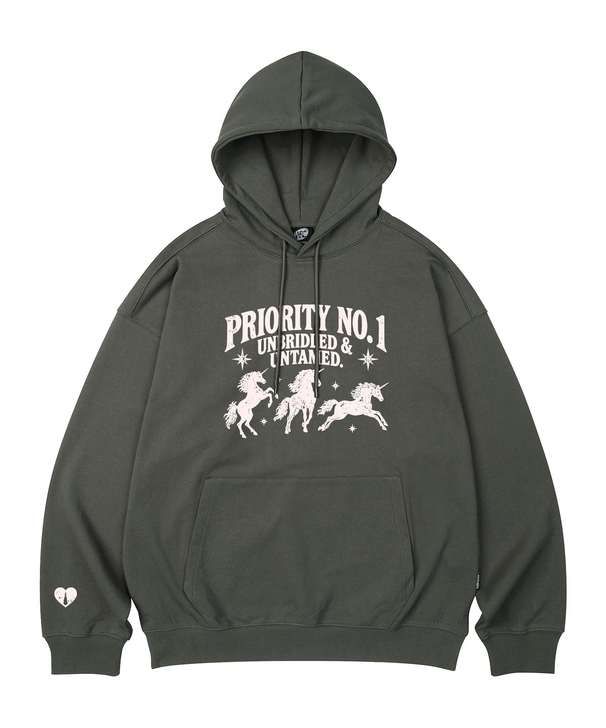 와일드락(WILDROCK) Priority Unicorn 오버핏 후드_11 COL