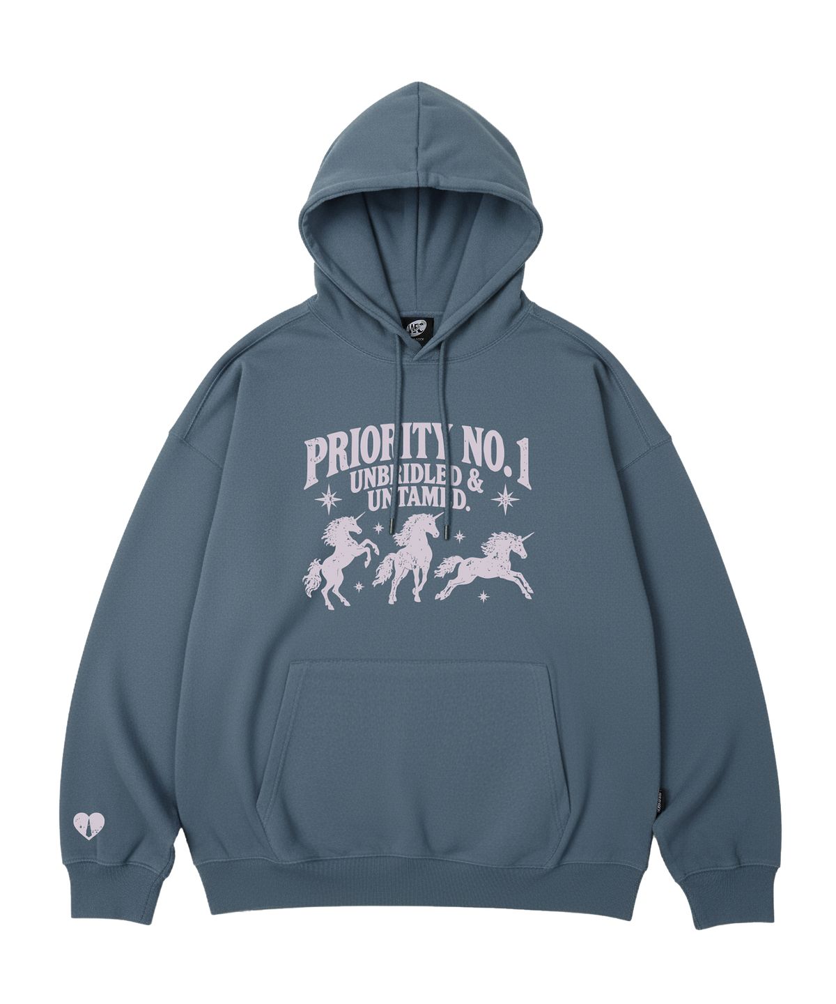 와일드락(WILDROCK) Priority Unicorn 오버핏 후드_11 COL