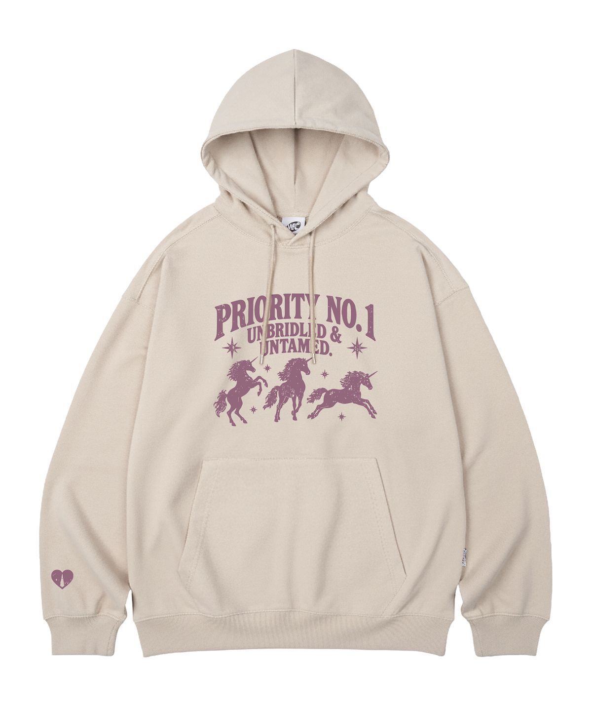 와일드락(WILDROCK) Priority Unicorn 오버핏 후드_11 COL