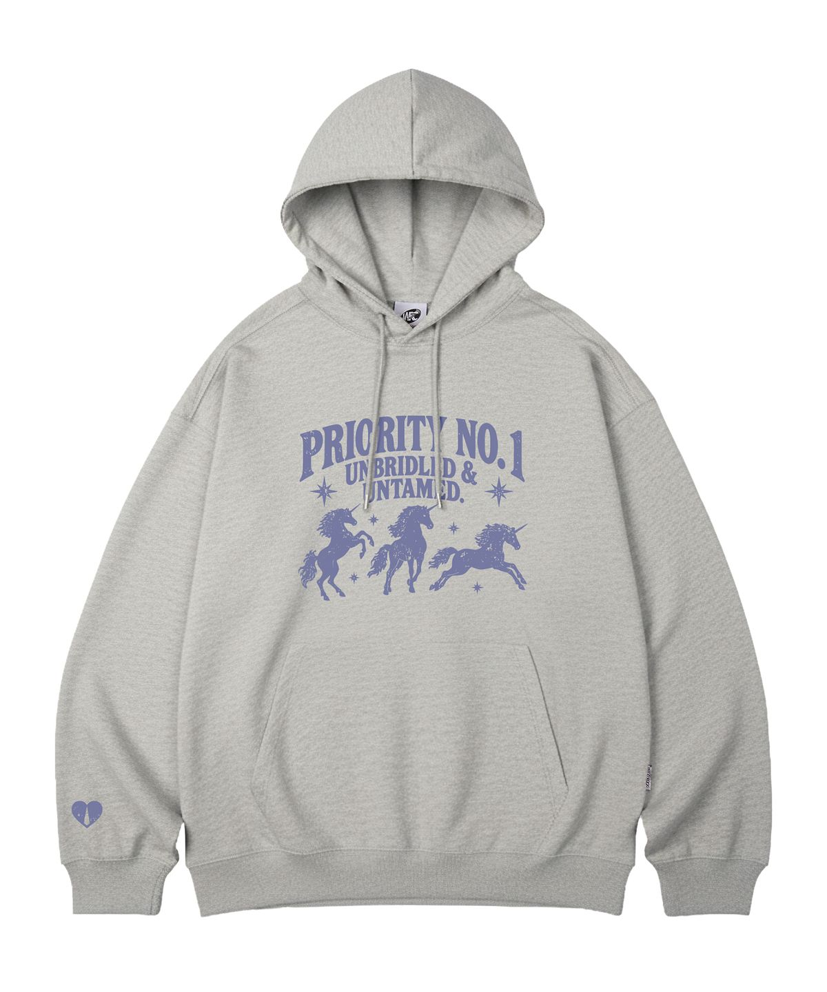 와일드락(WILDROCK) Priority Unicorn 오버핏 후드_11 COL