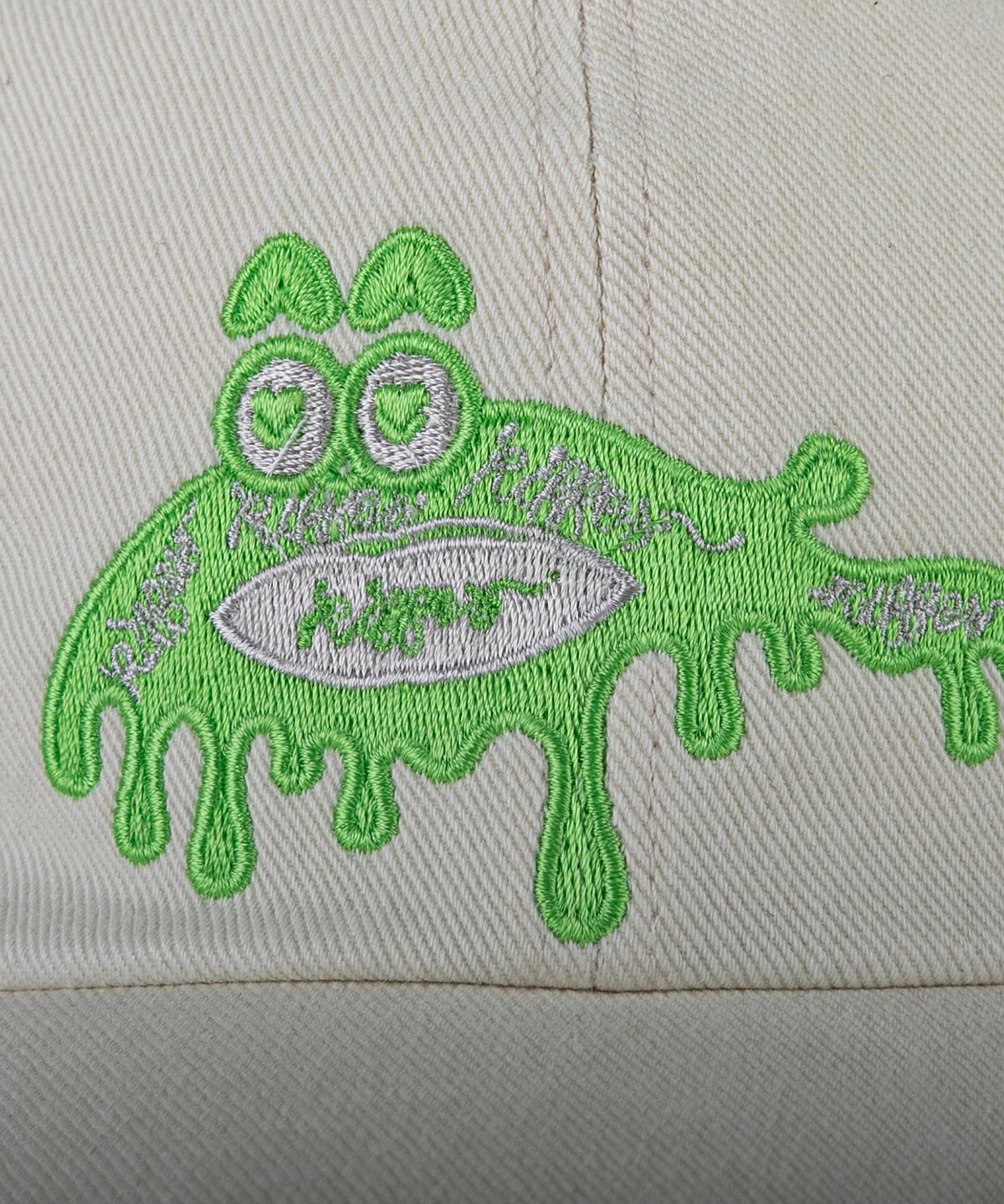 키페(KIFFER) Flemme Dripping Eye Ball cap-white