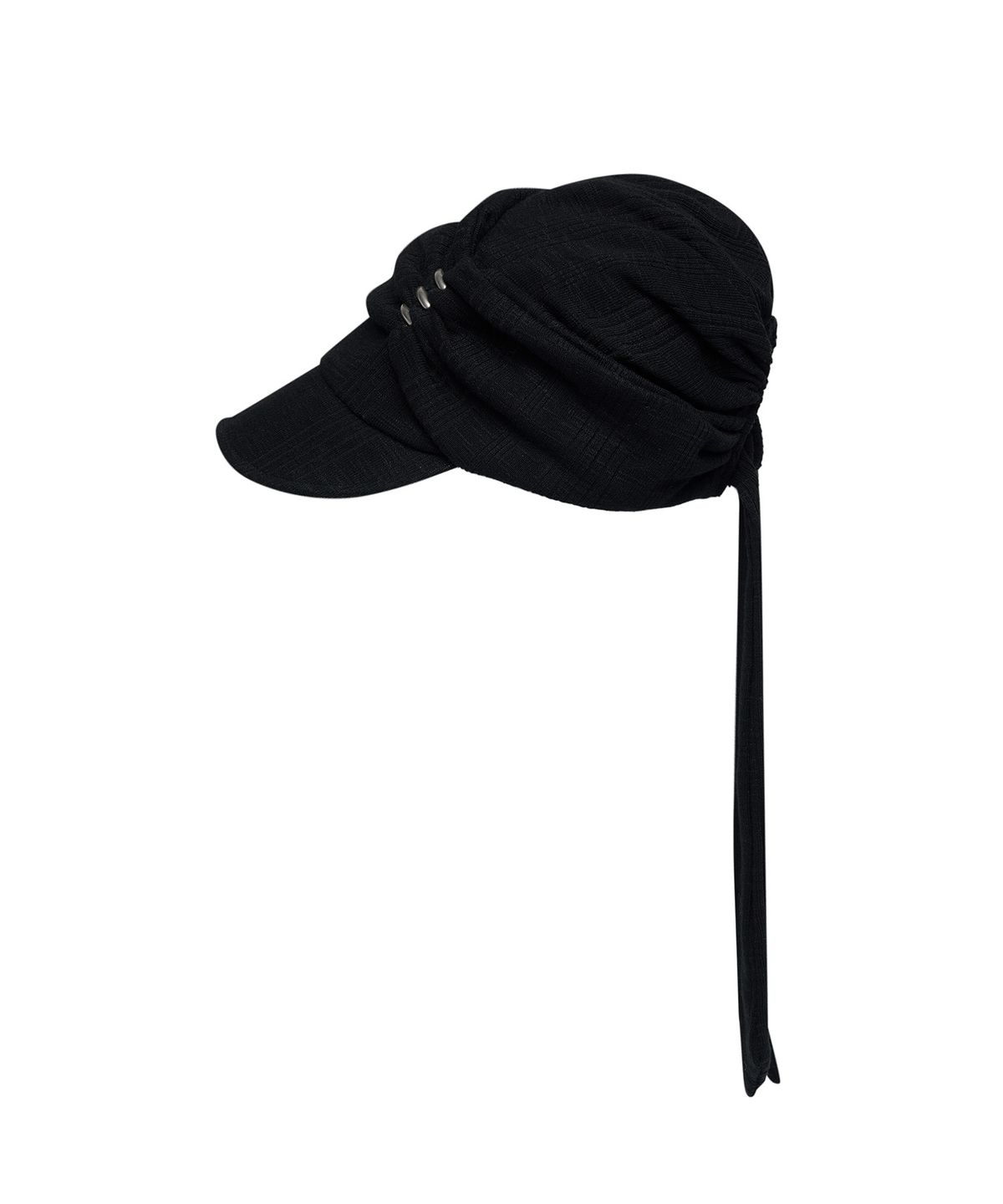 레씨토(LECYTO) Studded Strap Cap_[Black]