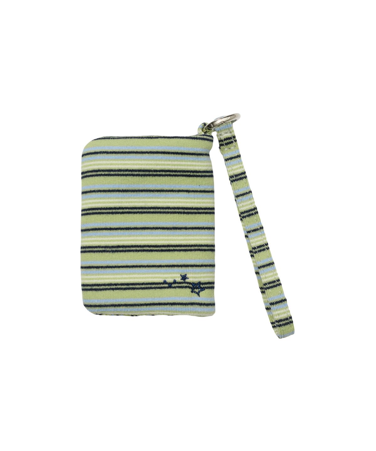 아메스 월드와이드(AMES-WORLDWIDE) STRIPE BUTTON CARD WALLET GREEN