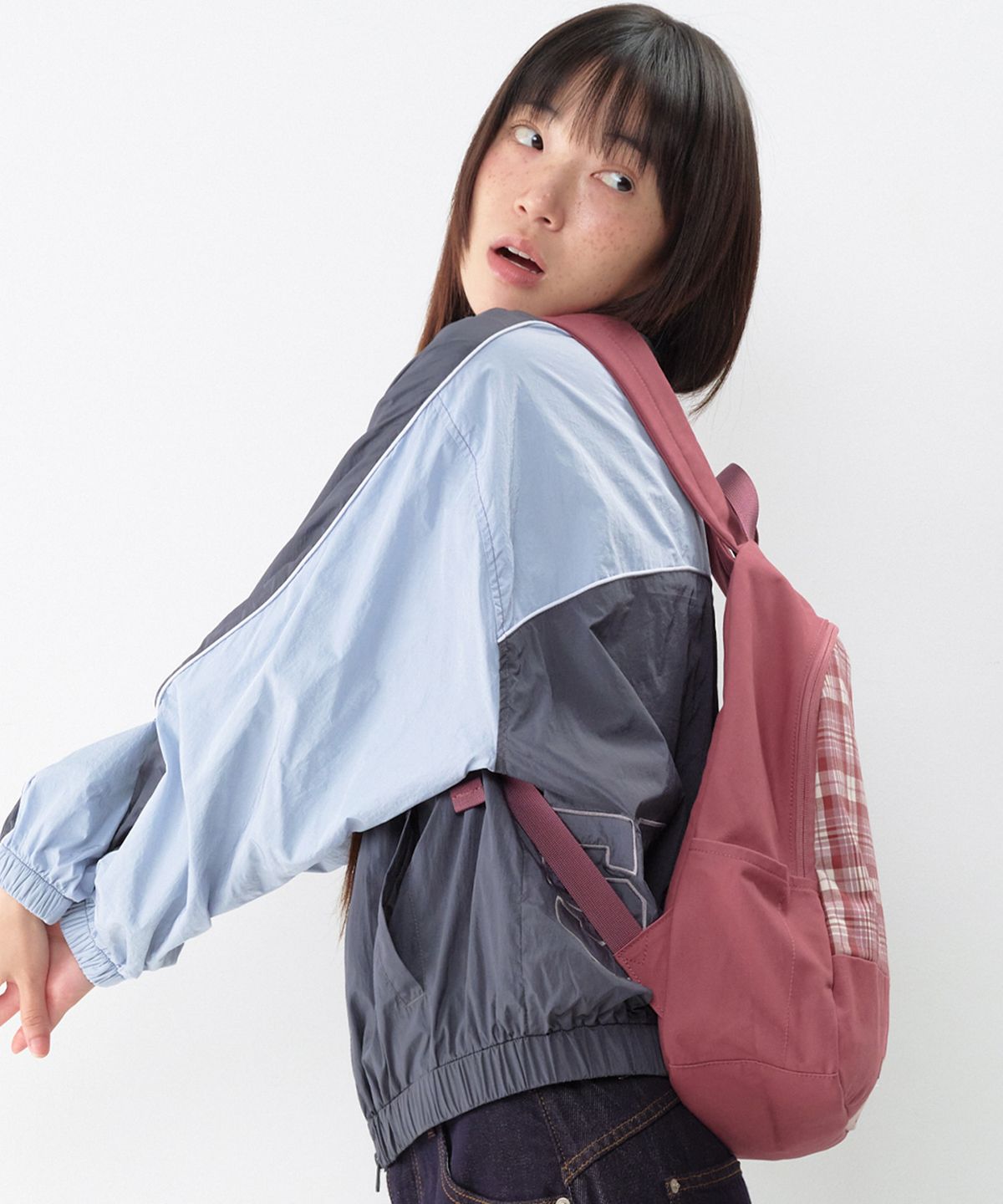 아메스 월드와이드(AMES-WORLDWIDE) PUZZLE PATCH BACKPACK PINK
