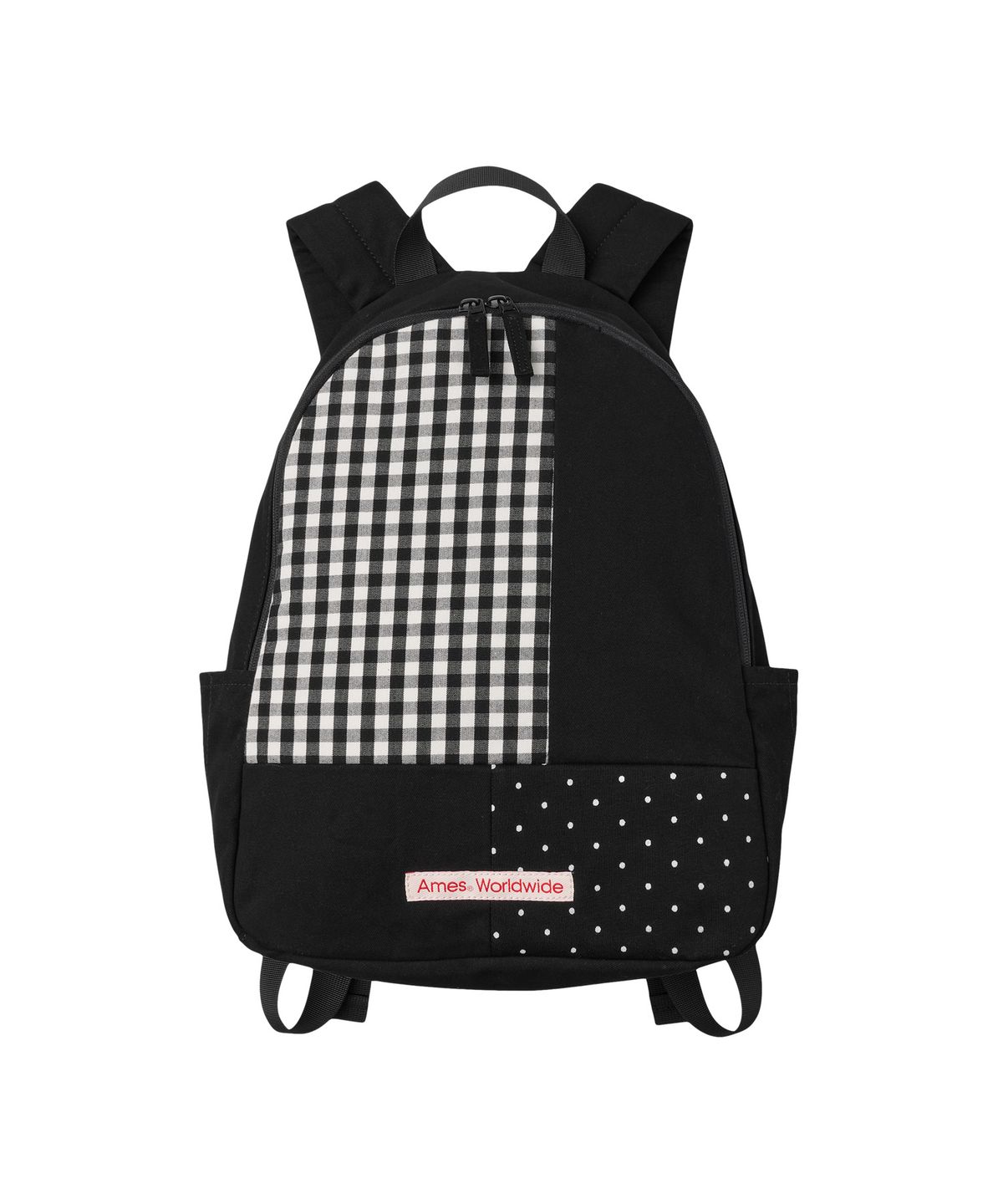 아메스 월드와이드(AMES-WORLDWIDE) PUZZLE PATCH BACKPACK BLACK
