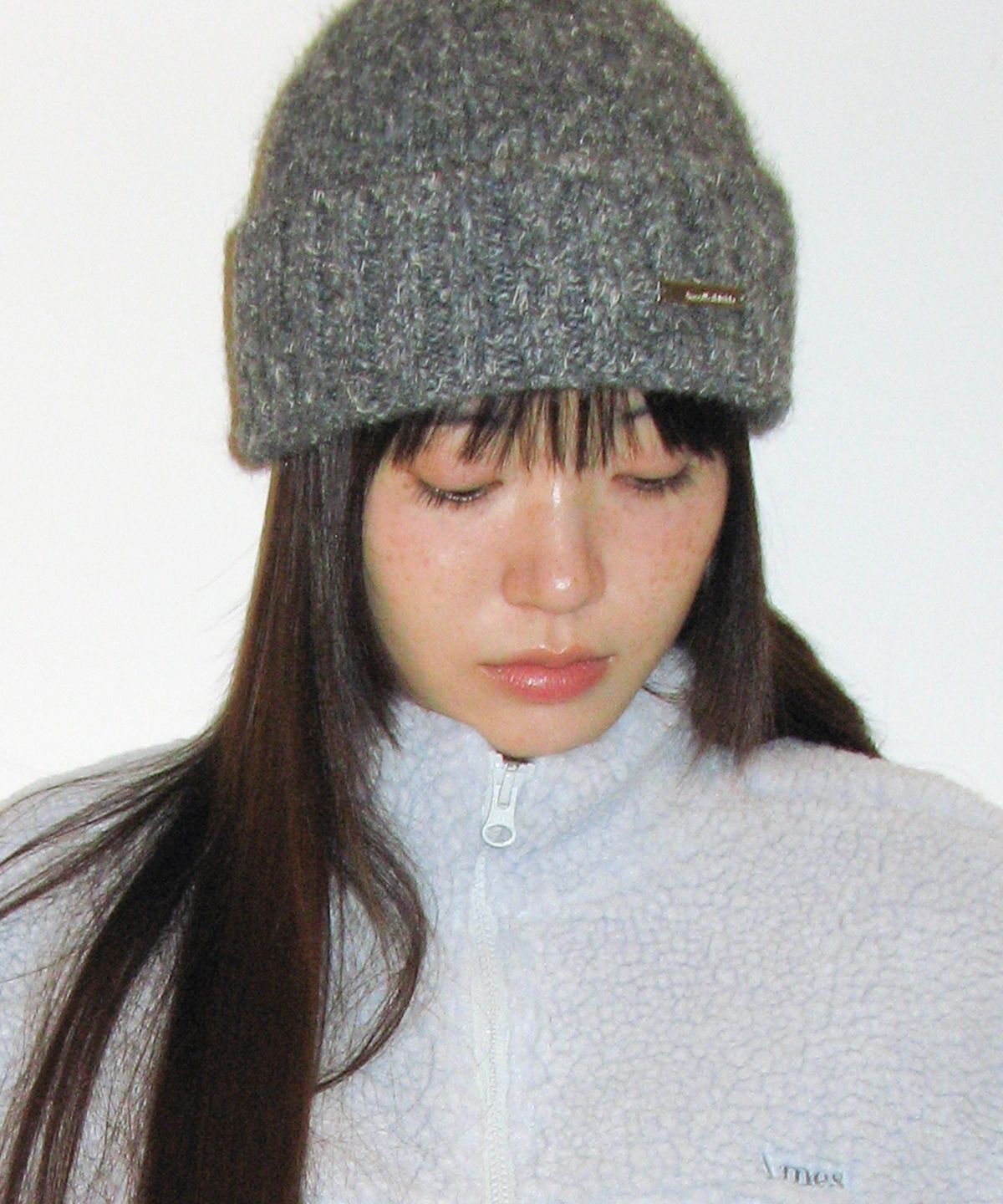 아메스 월드와이드(AMES-WORLDWIDE) BOUCLE BEANIE GREY