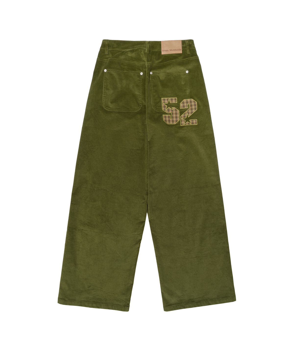 아메스 월드와이드(AMES-WORLDWIDE) OVERFIT CORDUROY 52 PANTS OLIVE