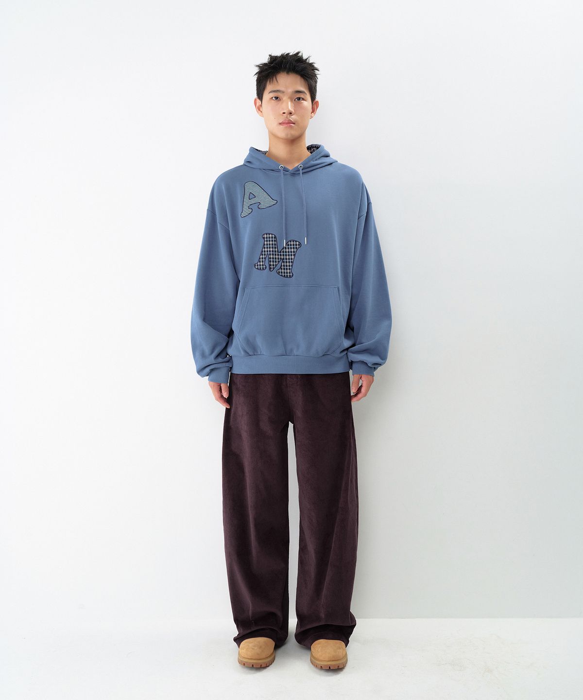 아메스 월드와이드(AMES-WORLDWIDE) OVERFIT CORDUROY 52 PANTS PURPLE