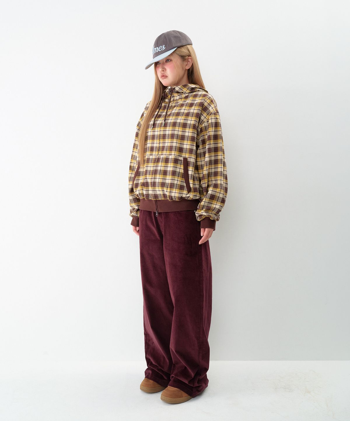아메스 월드와이드(AMES-WORLDWIDE) OVERFIT CORDUROY 52 PANTS PURPLE