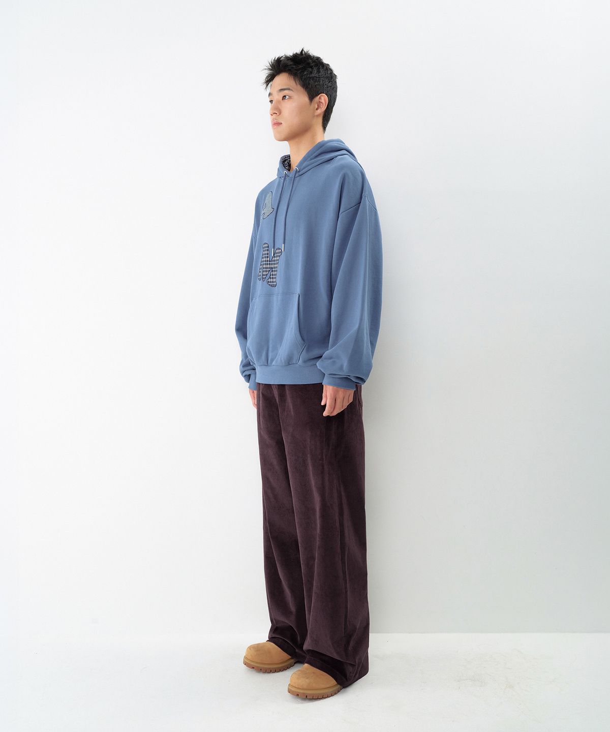 아메스 월드와이드(AMES-WORLDWIDE) OVERFIT CORDUROY 52 PANTS PURPLE