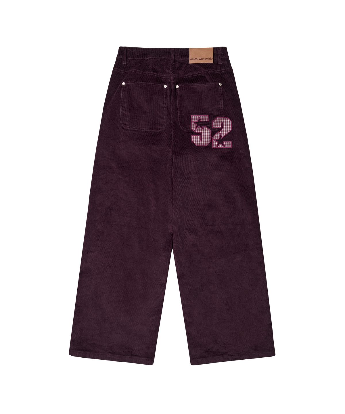 아메스 월드와이드(AMES-WORLDWIDE) OVERFIT CORDUROY 52 PANTS PURPLE