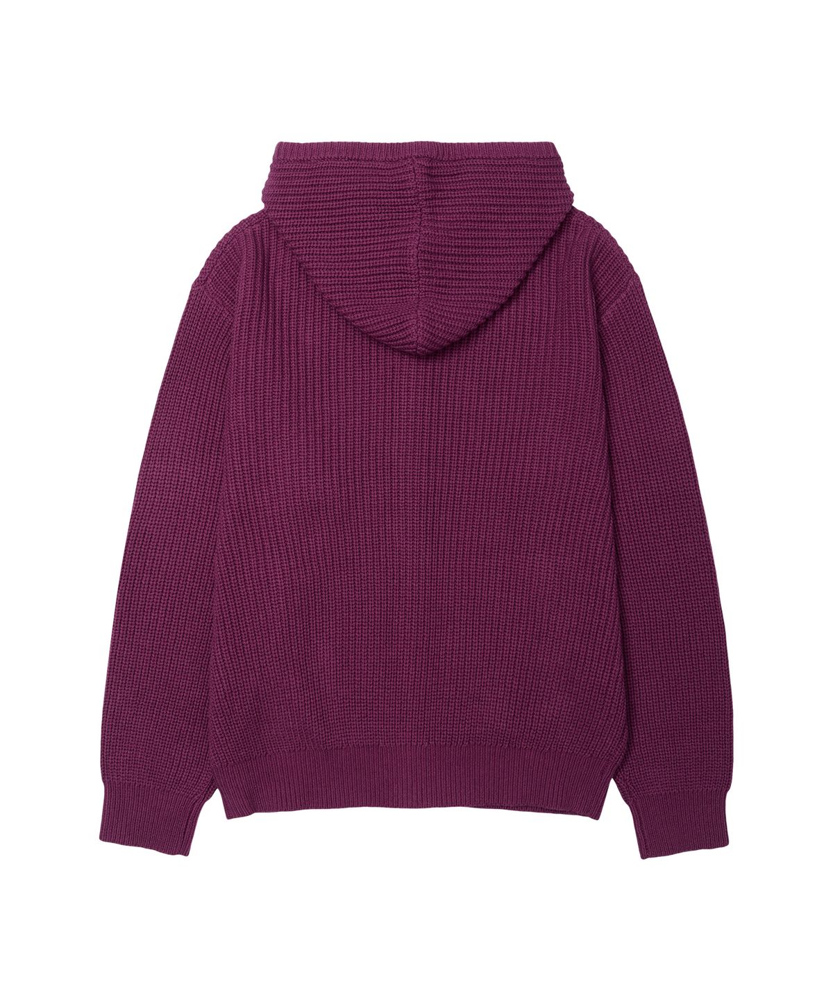 아메스 월드와이드(AMES-WORLDWIDE) BEADS KNIT HOODIE ZIP-UP PURPLE