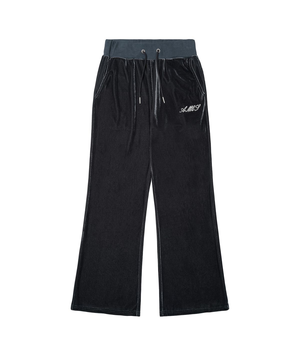아메스 월드와이드(AMES-WORLDWIDE) HOTFIX VELOUR PANTS CHARCOAL