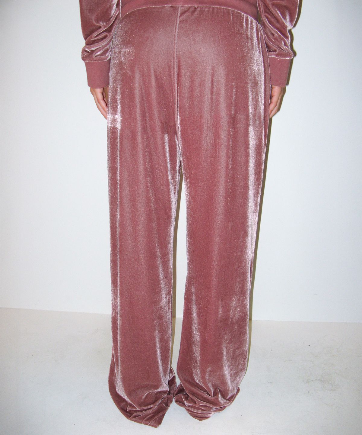 아메스 월드와이드(AMES-WORLDWIDE) HOTFIX VELOUR PANTS PINK