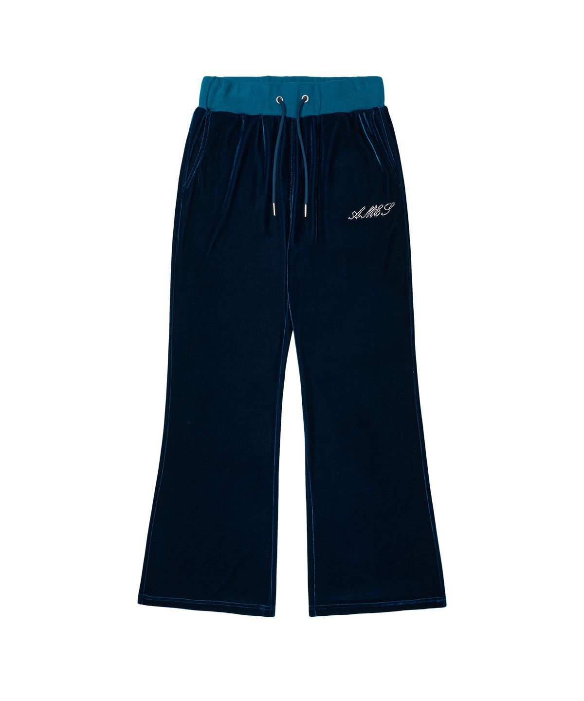 아메스 월드와이드(AMES-WORLDWIDE) HOTFIX VELOUR PANTS BLUE