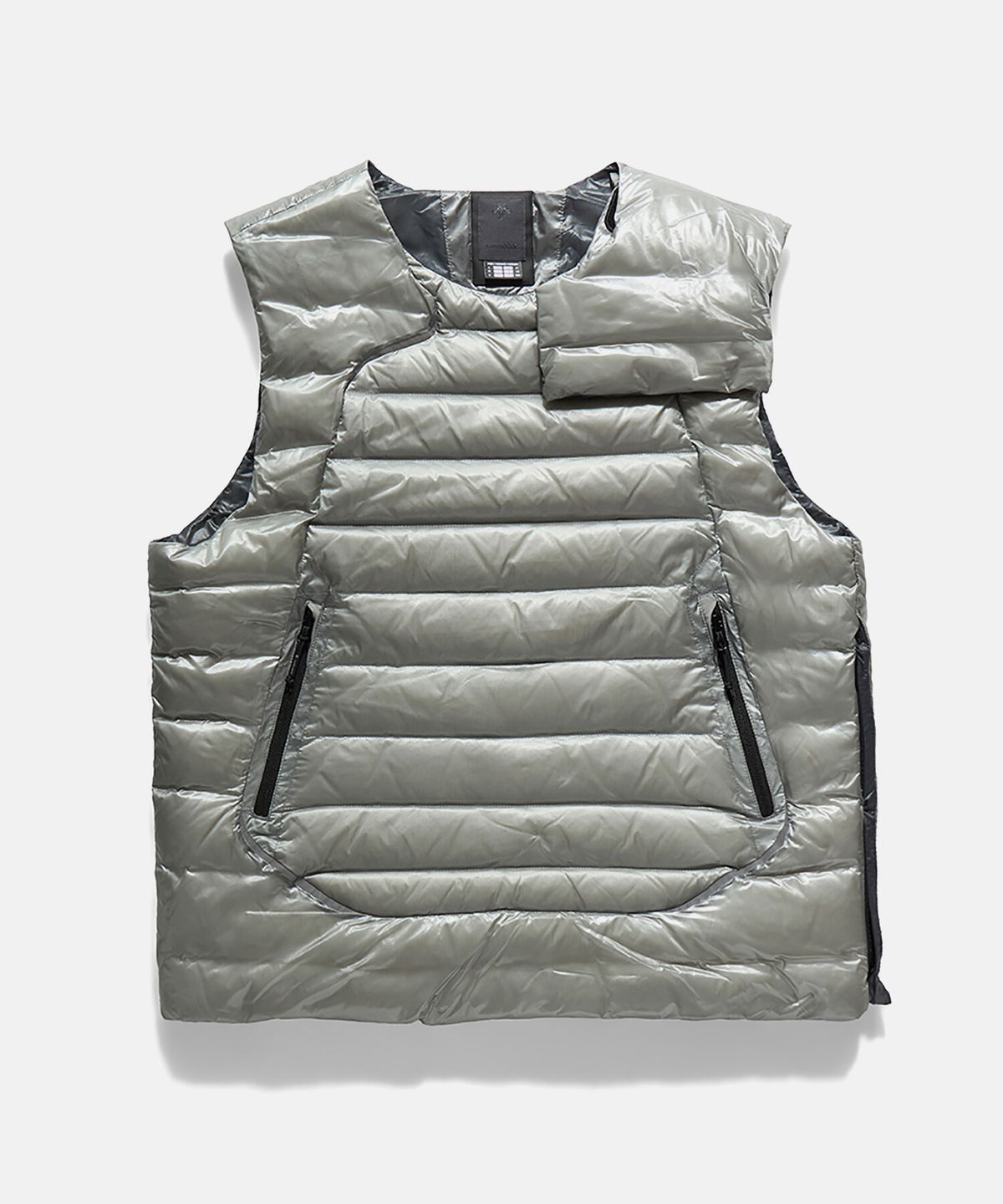 데상트(DESCENTE) [DESCENTE X EASTLOGUE] 어시메트릭 테크 다운 베스트 그레이 SR421HDVO1